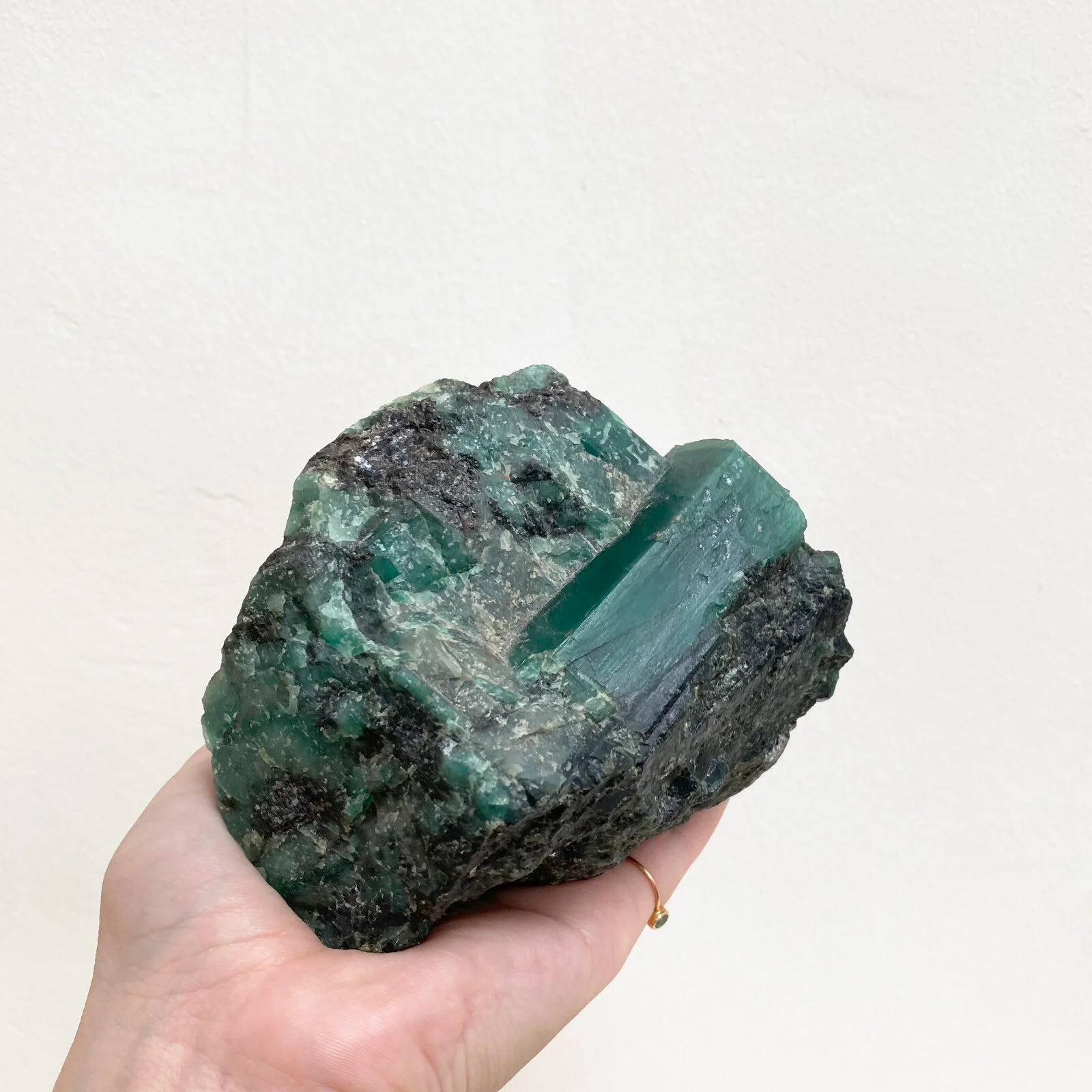 Crystal Voyager vintage emerald museum specimen from Ouro Preto, Brazil, South America