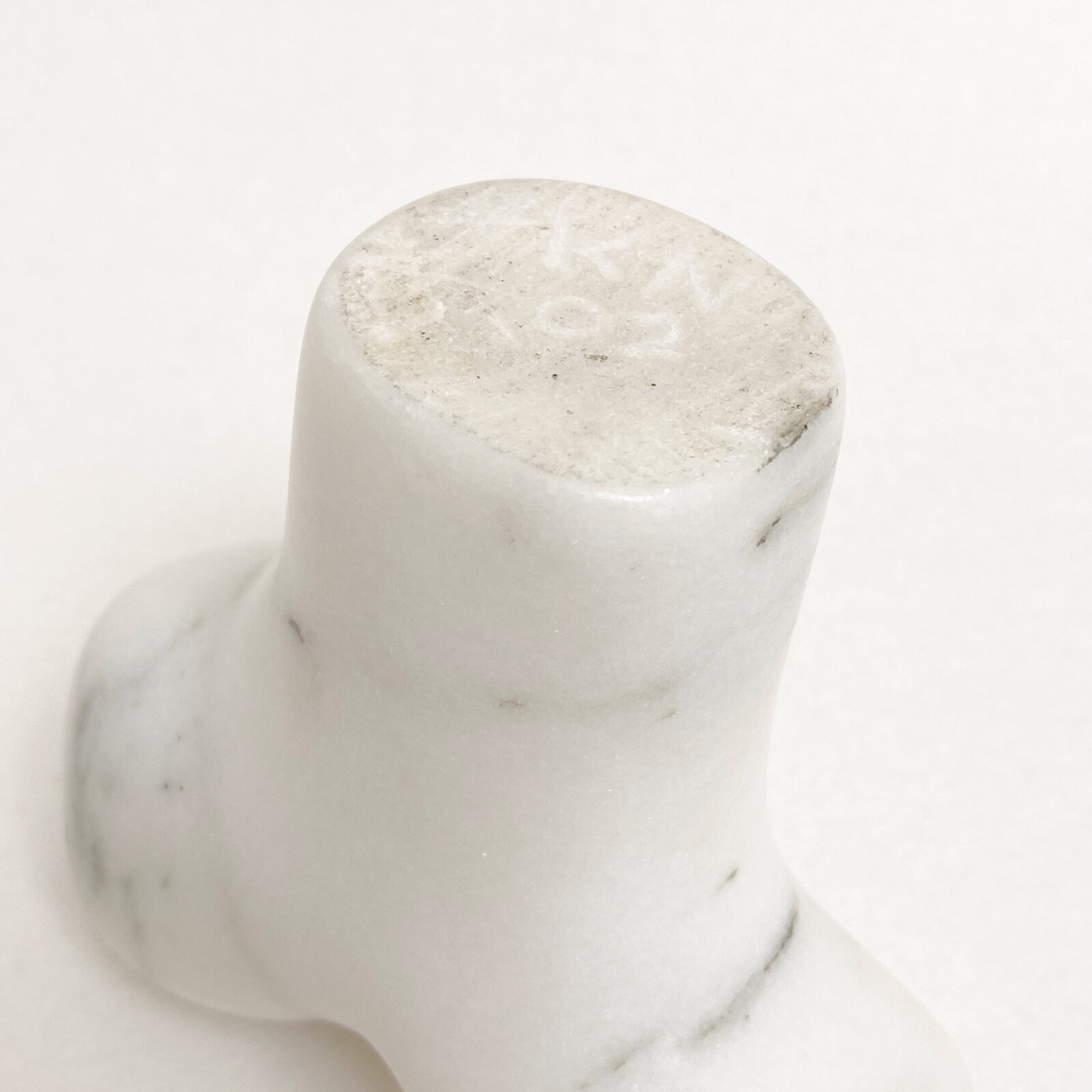 Kevin Noordberg’s ‘Bone’ marble sculpture signed and dated, small modernist collectible