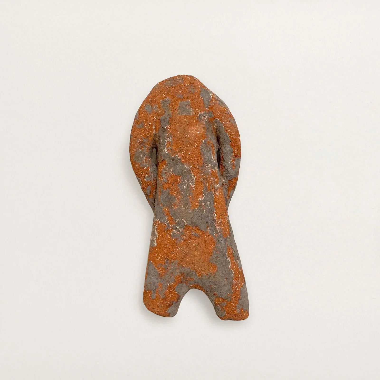 Pre-Columbian clay effigy of a female torso, c. 18th century