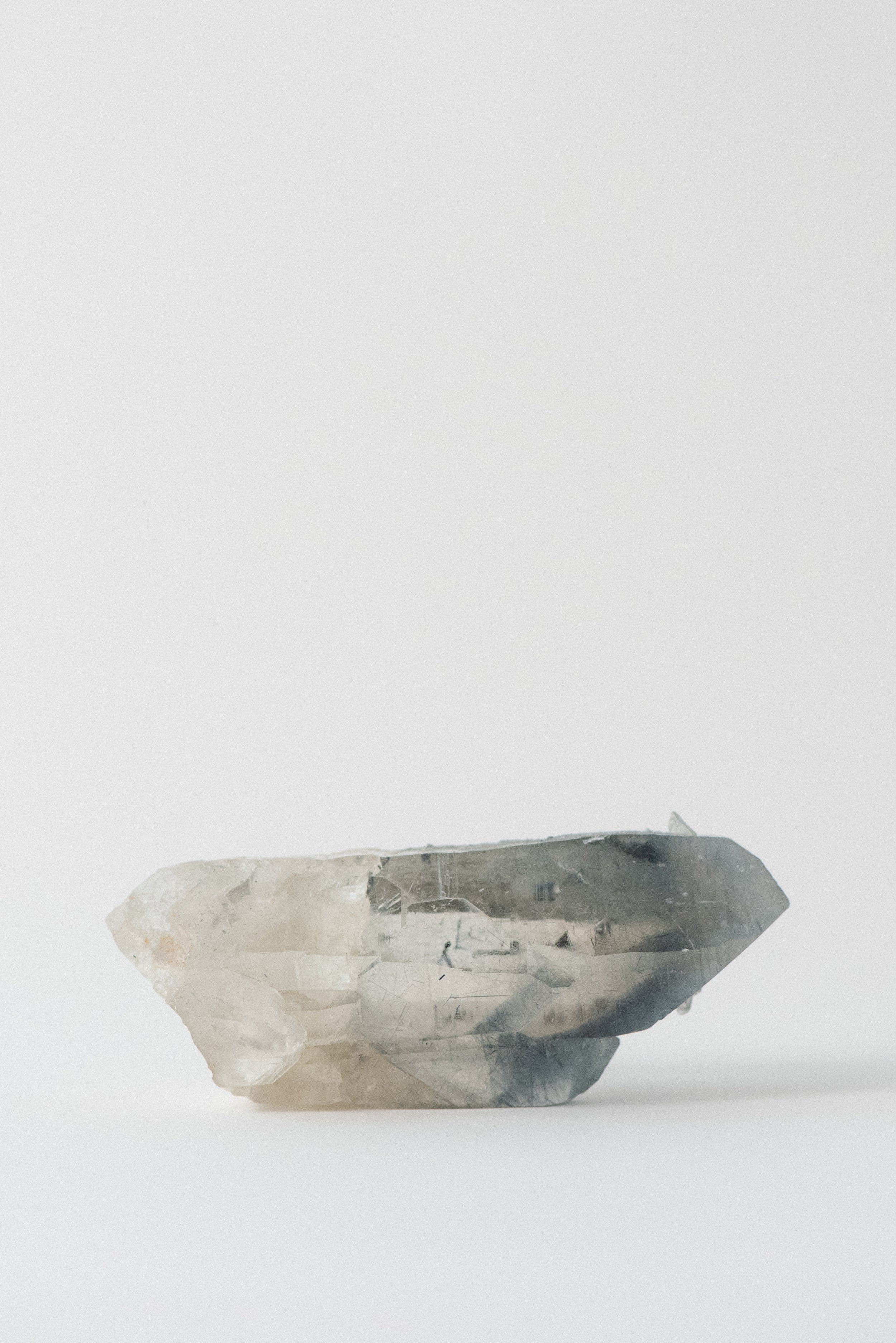 The Joan Baez — Quartz w/ Blue Tourmaline, Brazil