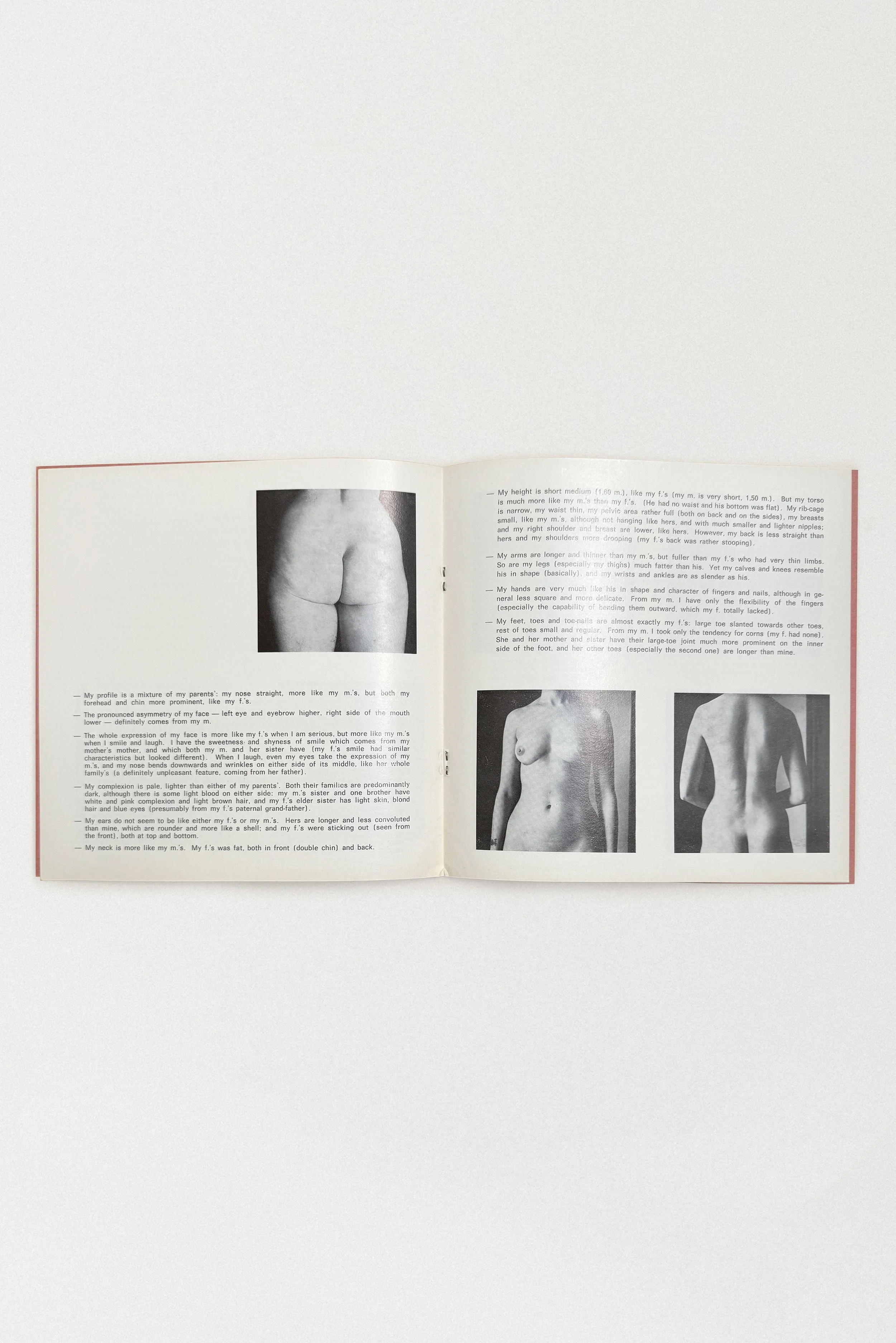 Conceptual art books on heredity by Greek-American artist Athena Tacha