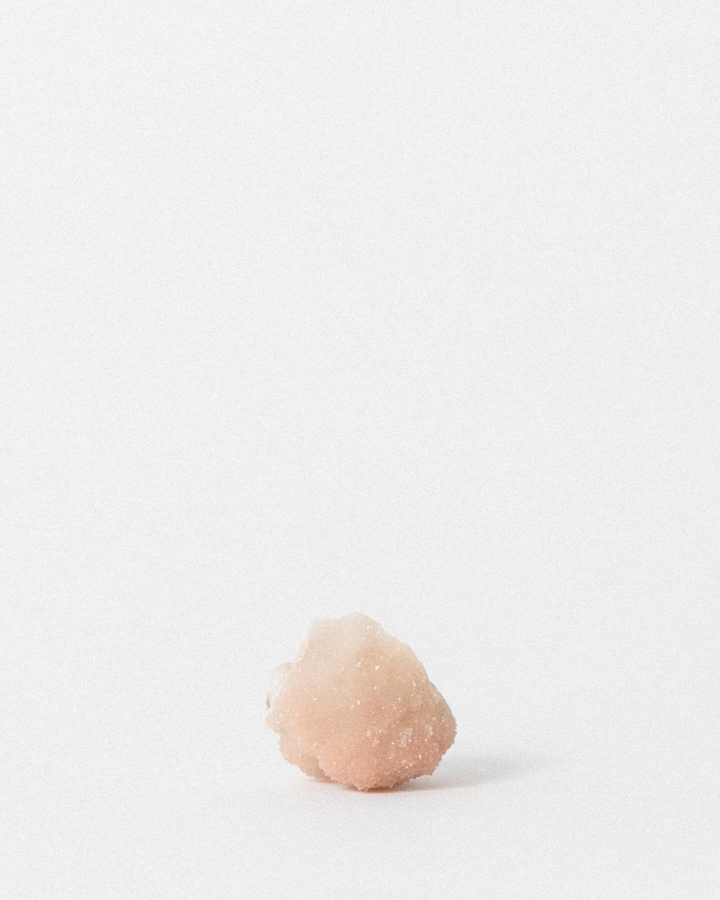 In the Shop &mdash; This adorable little peach cloud is composed of druzy quartz, which is when tiny quartz crystals form on the surface of another stone. When a layer of druzy quartz grows, it looks like a stone has been sprinkled with sparkly sugar
