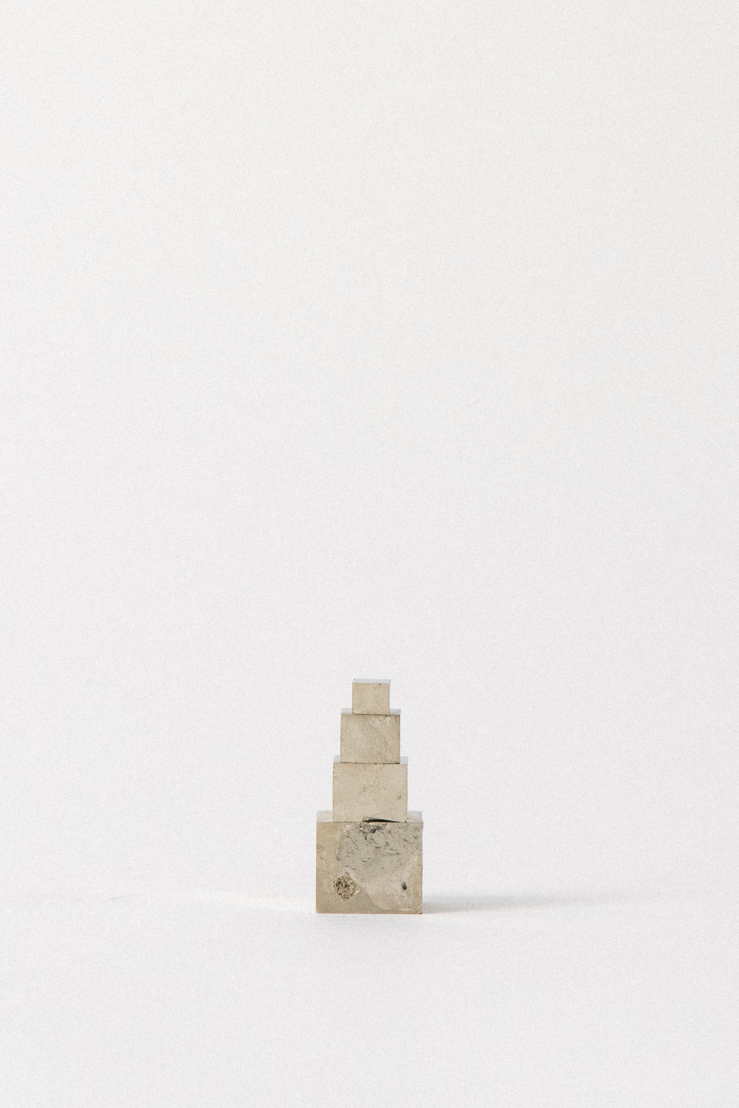 The Building Blocks — Pyrite Cube Set, Spain