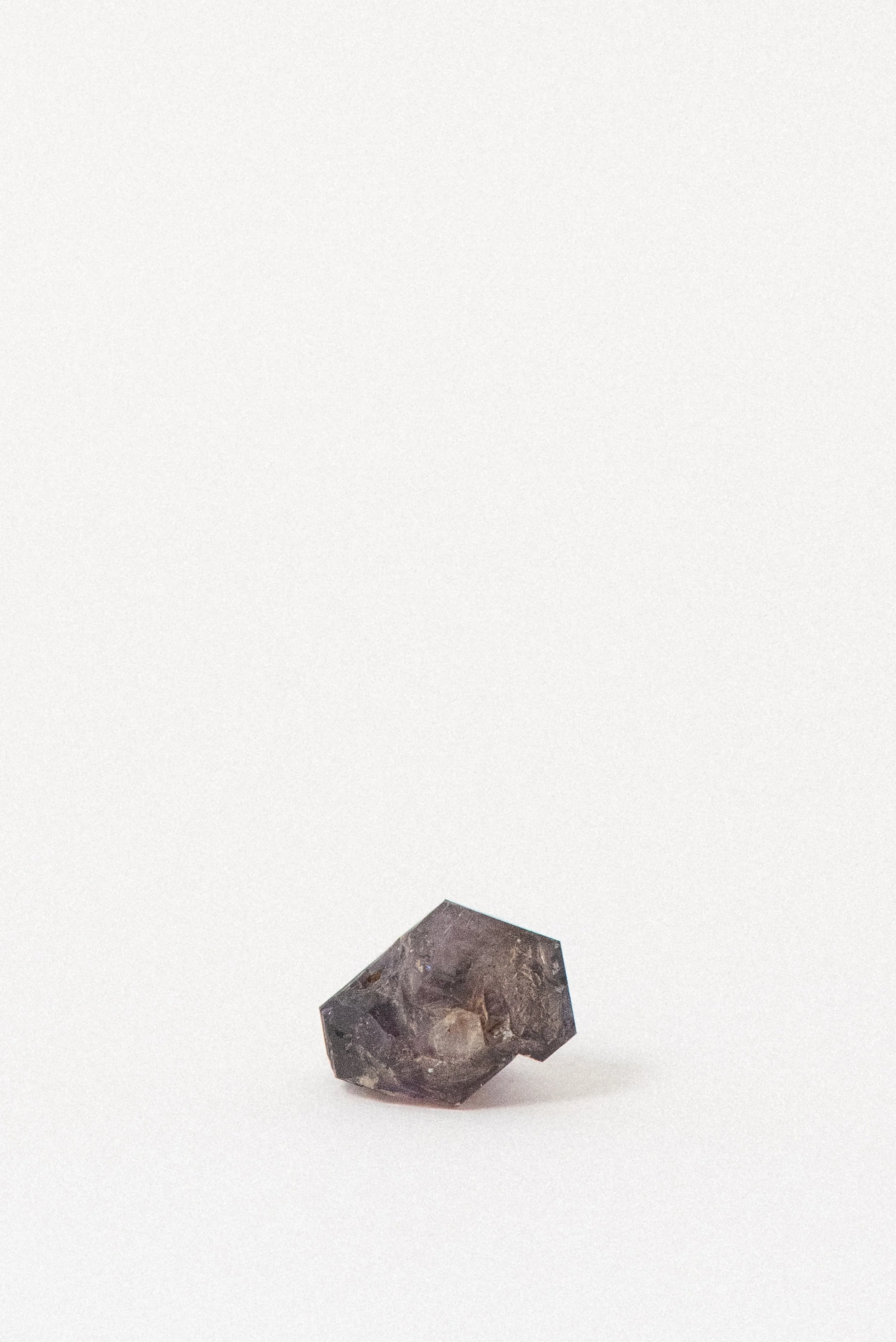 Deep purple Shangaan Amethyst crystal from Zimbabwe with unique internal formations