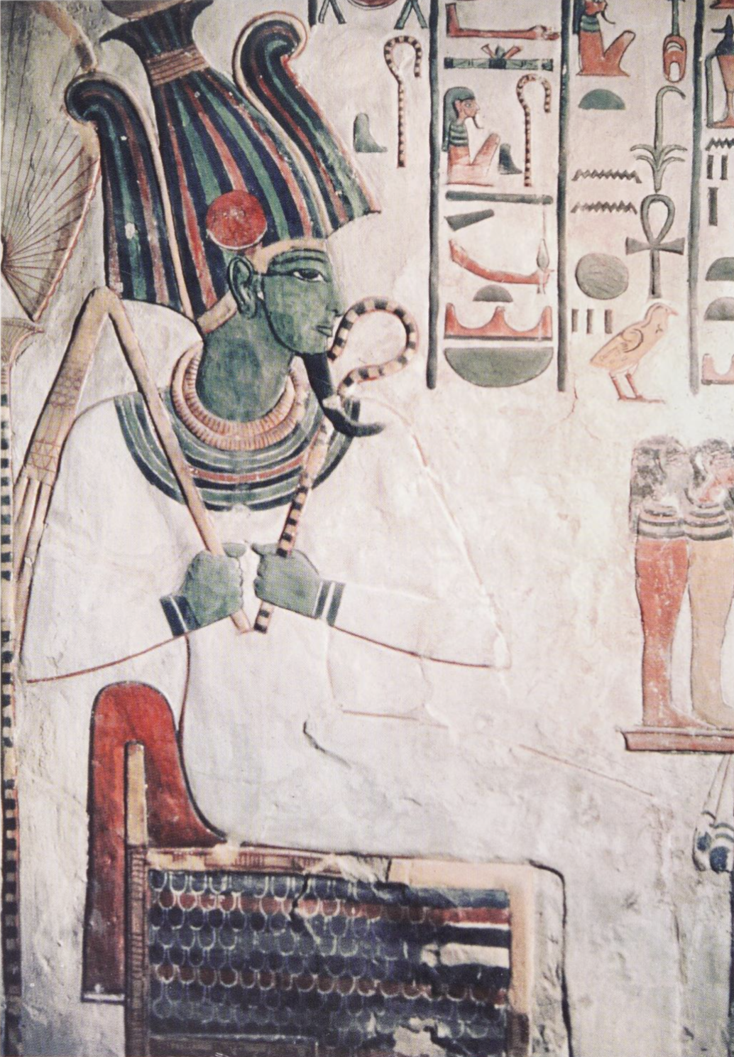 Osiris, Tomb of Nefertari, Dynasty XIX (Ramses II), Ca. 1279-1213 B.C.