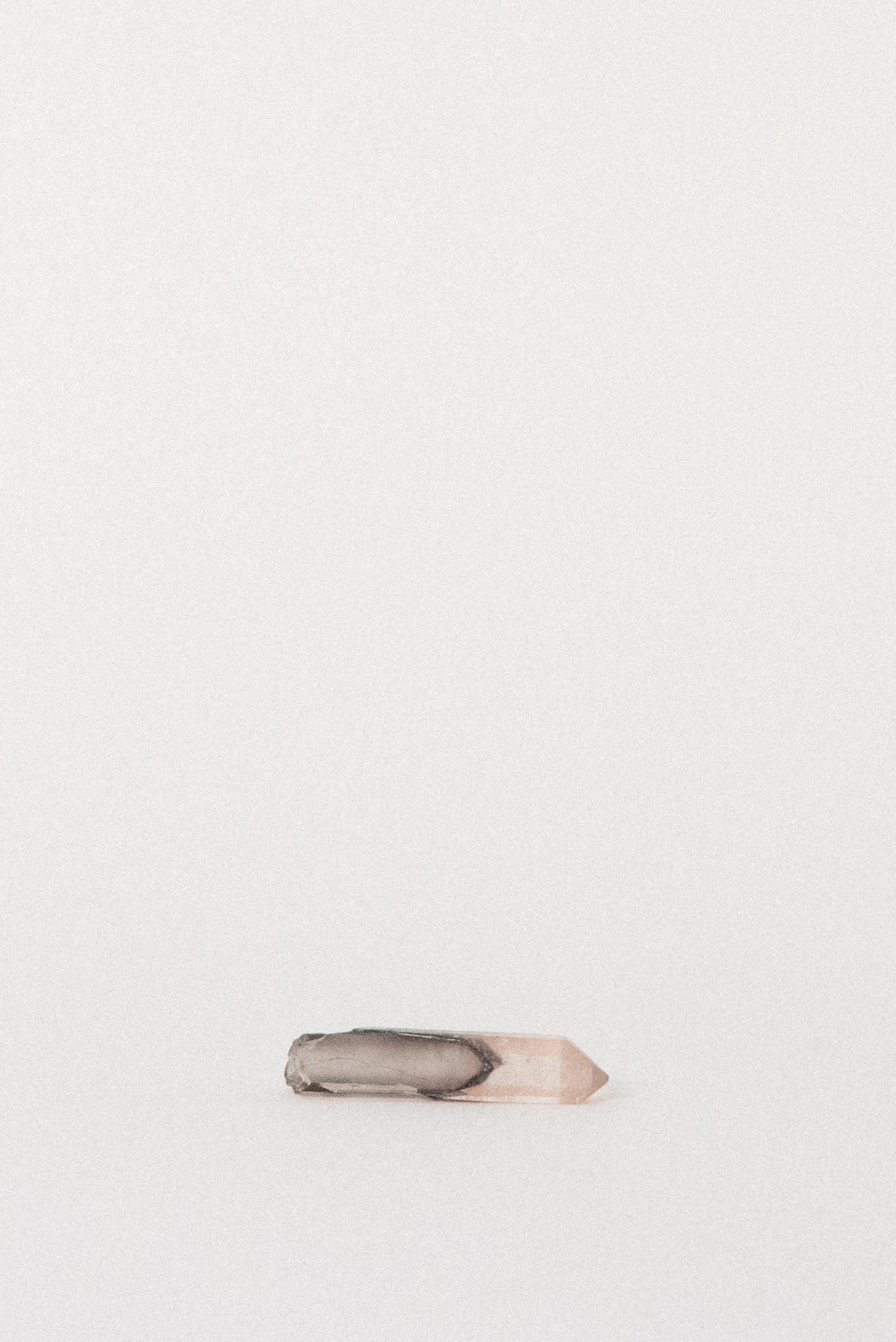 The Growth Chart — Quartz w/ Hematite, India