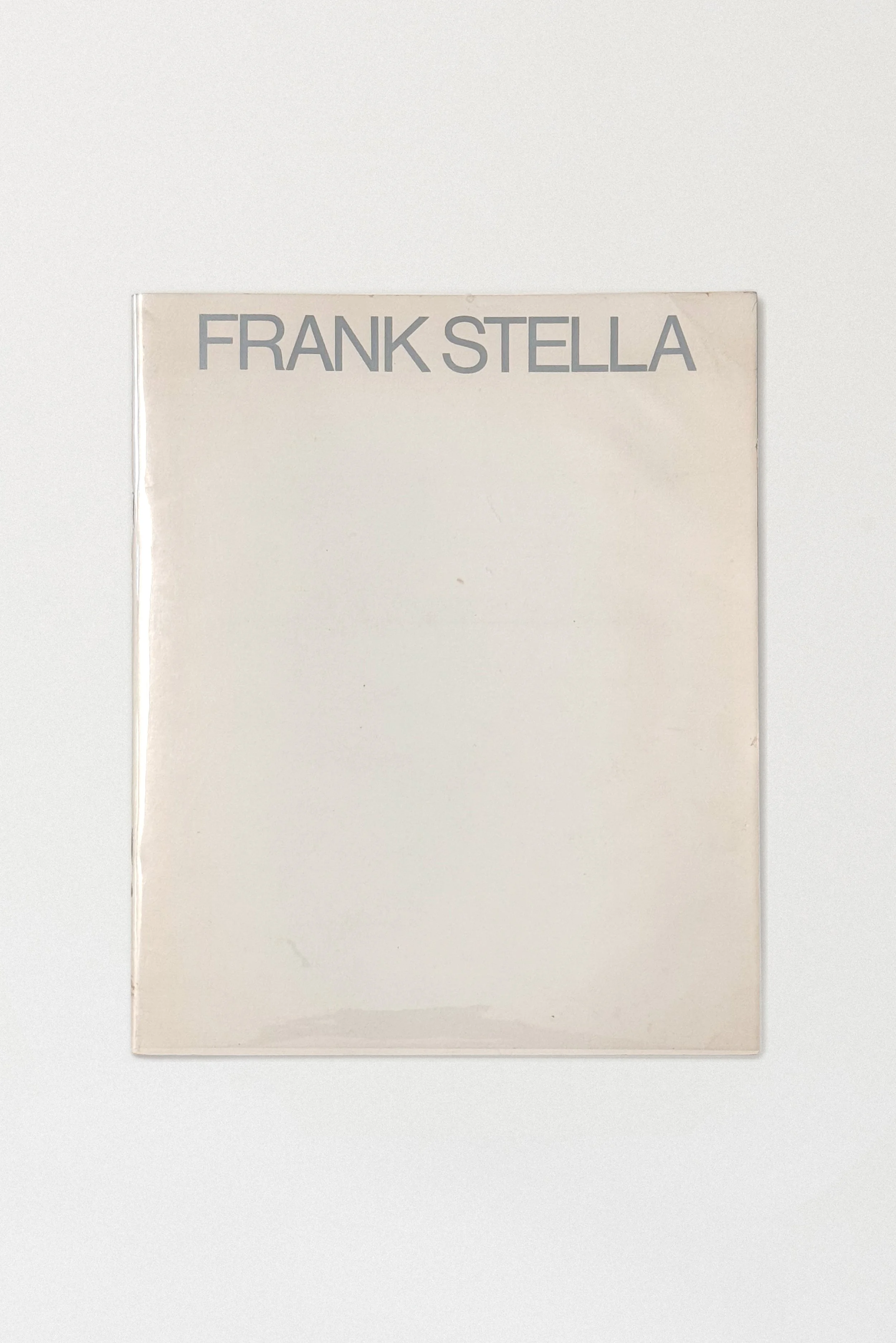 Frank Stella — Hayward Gallery Retrospective Catalog, c. 1970