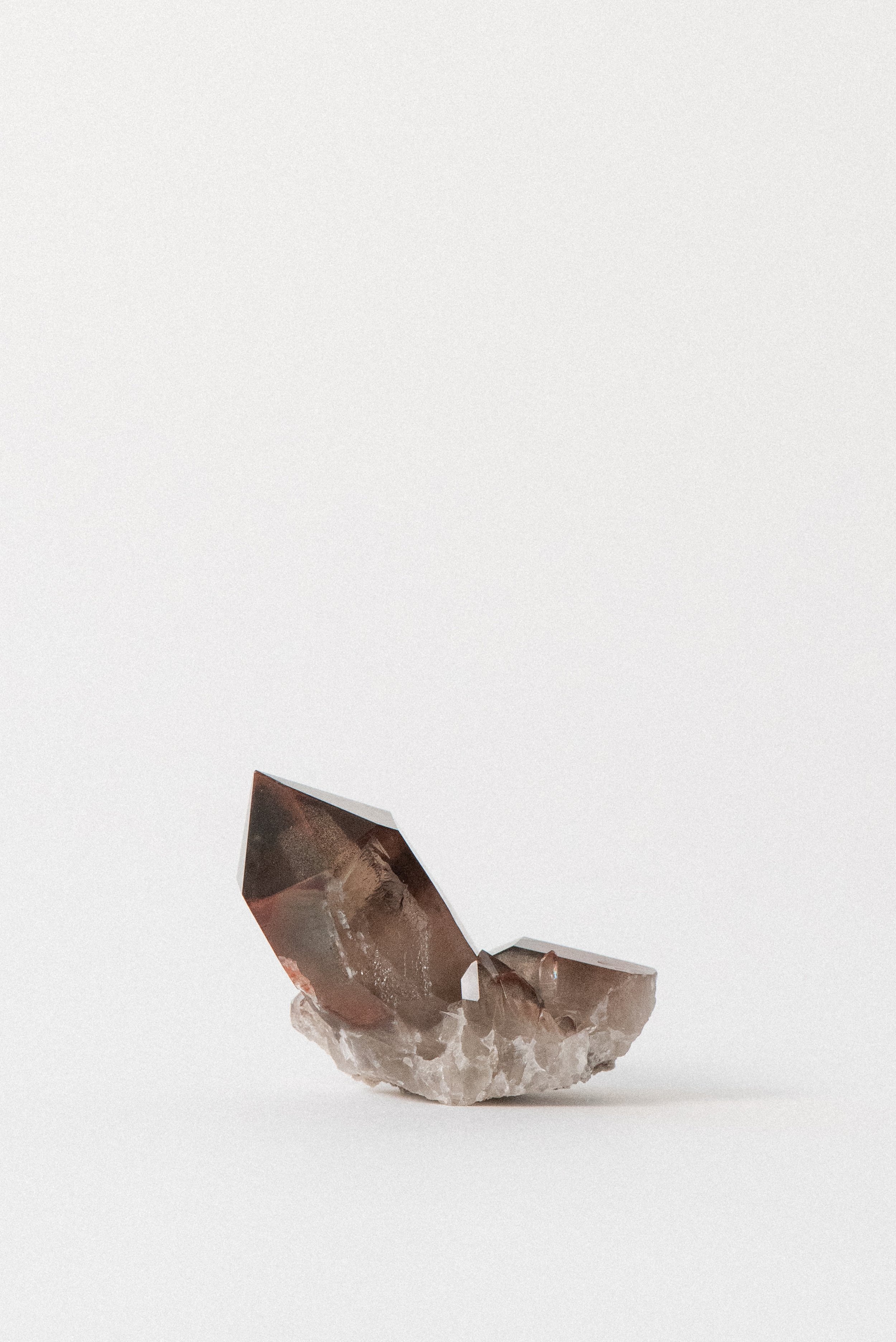 The Fire Stoker — Ferruginous Red Quartz, S. Africa