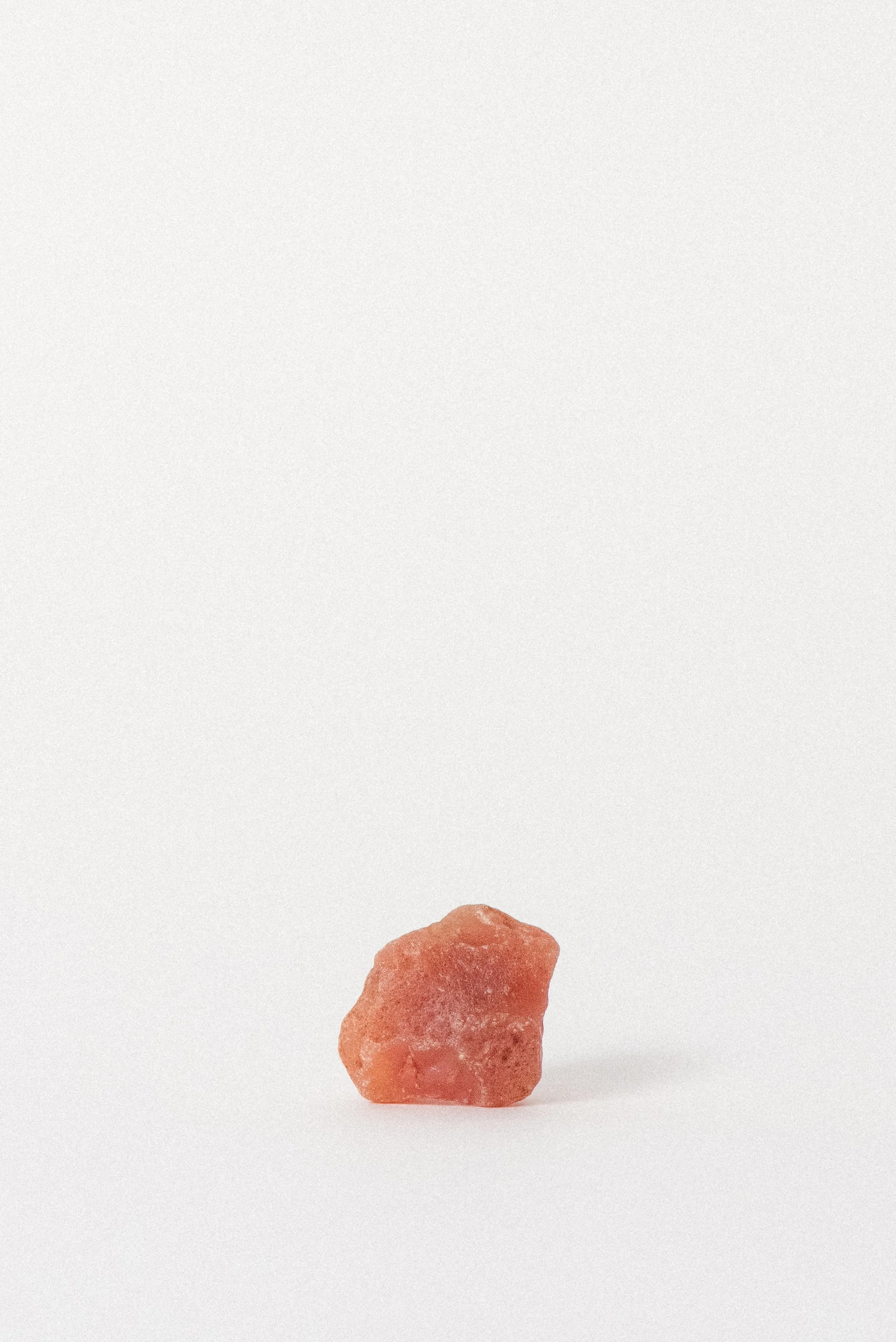 Vintage African Carnelian showing a soft matte surface and warm orange hue.
