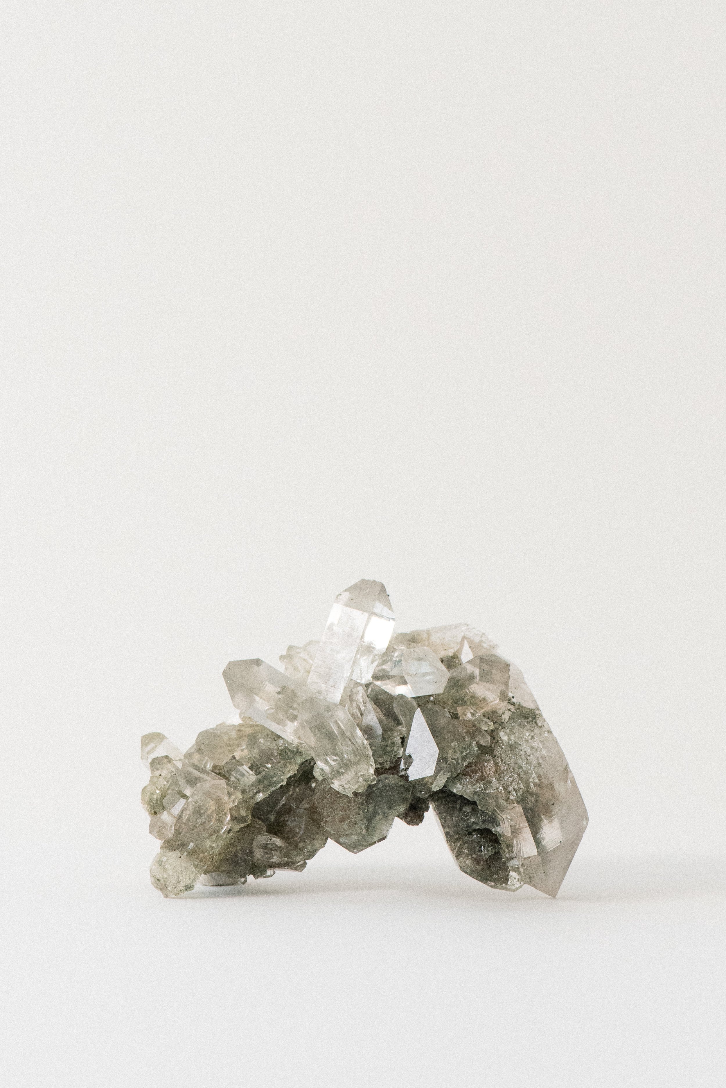 The Secret Garden — Himalayan Quartz with Chlorite & Rutile