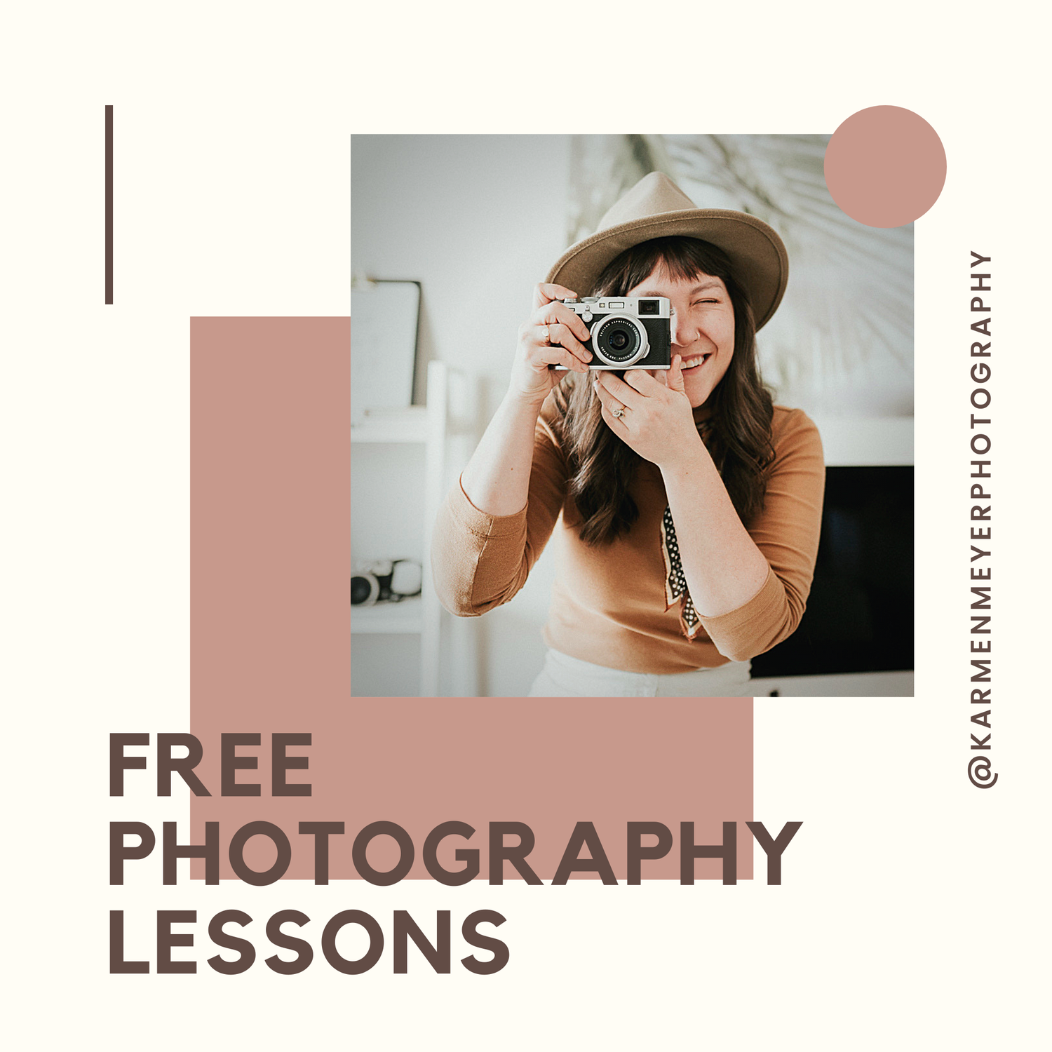 FREE PHOTOGRAPHY LESSON with Karmen Meyer Photography - Brand and ...
