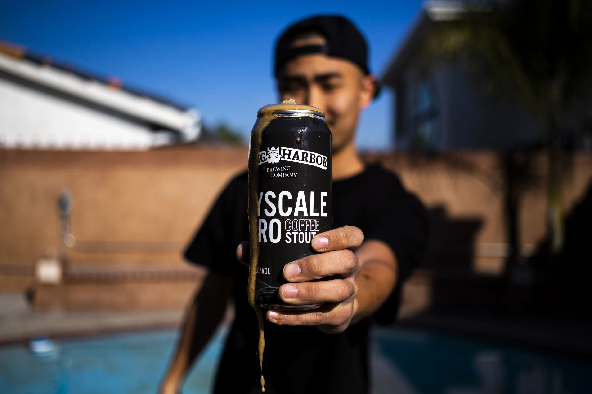 Greyscale NITRO coffee stout w/ King Harbor Brewery