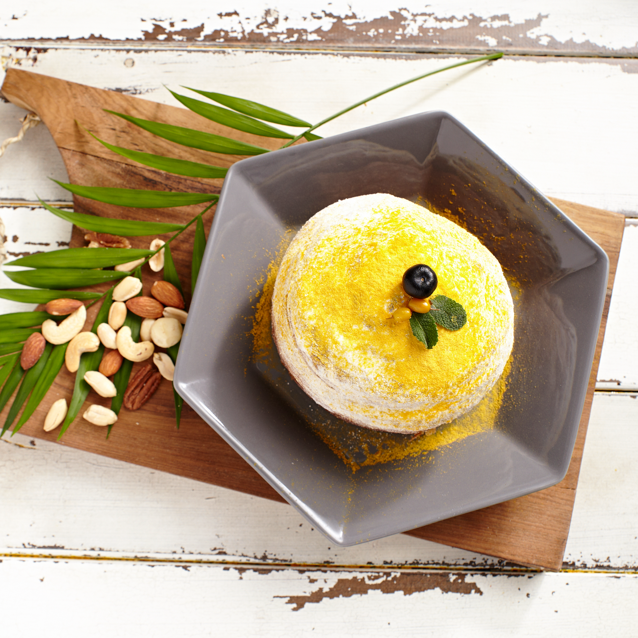 SeaBerry® (Sea Buckthorn) Fruit Powder applied to bread 2