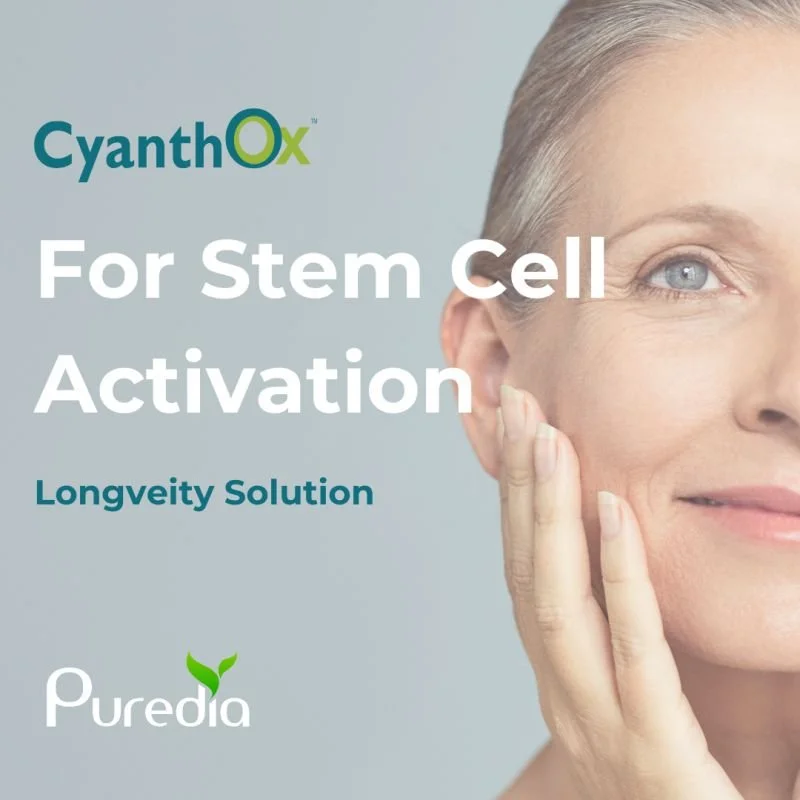 A stem cell–centric antioxidant for Anti-Aging and Longevity:  CyanthOx™