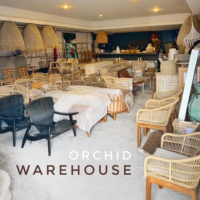 A busy day cleaning the warehouse. #stocktake #samuifurniture #orchidhousedesign #openagain