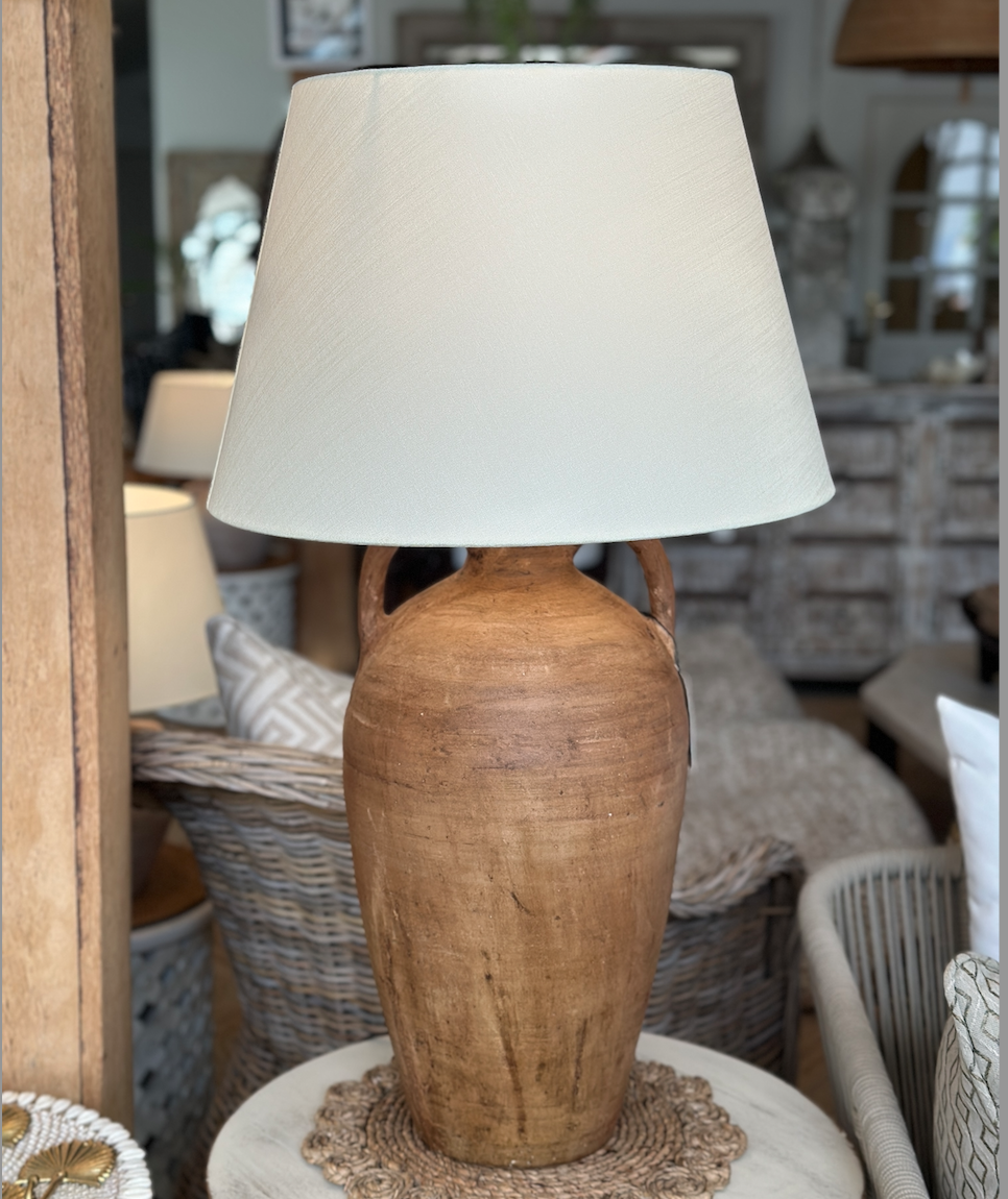 Natural Terracotta Table Lamp