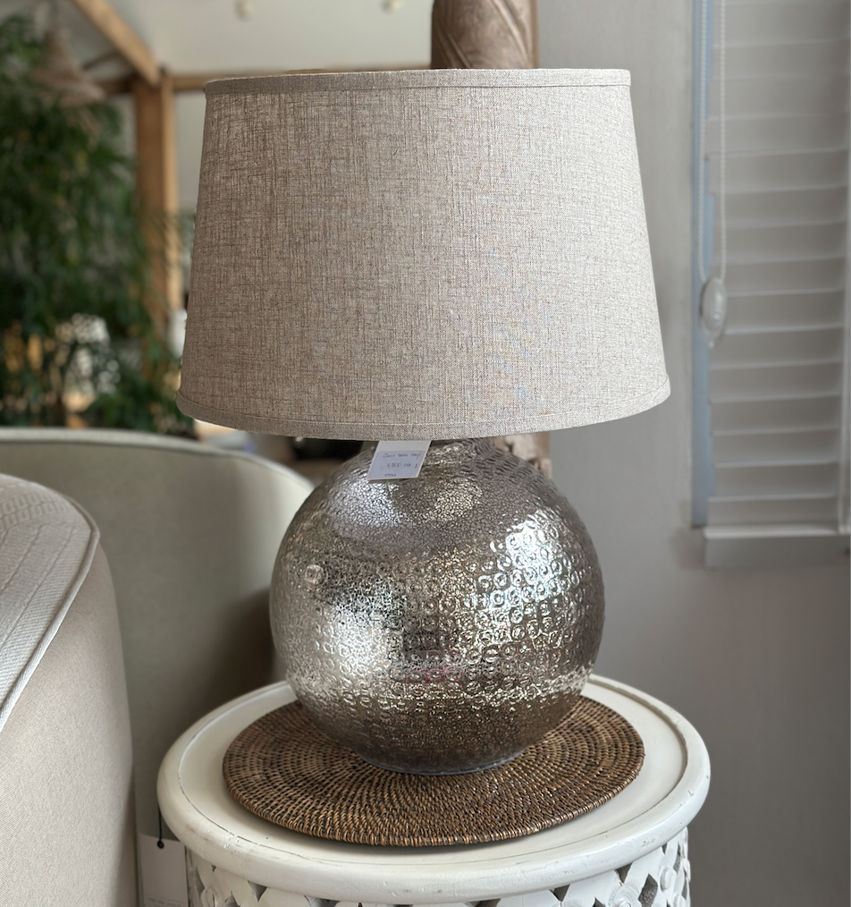 Luxe Metallic Table Lamp