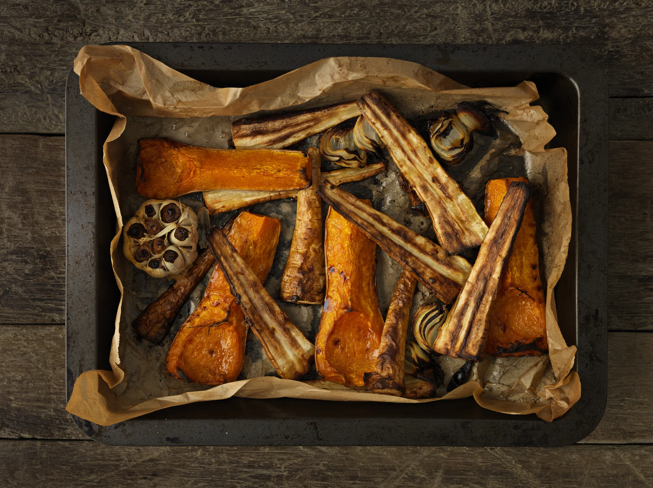 ROAST PUMPKIN AND PARSNIP TRAY