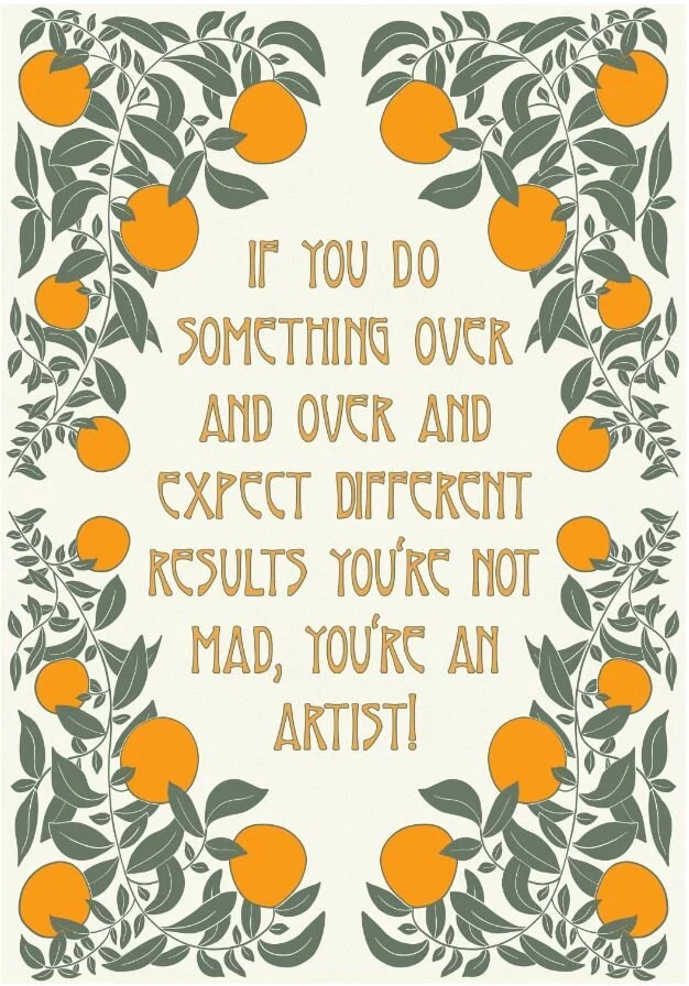 Art Nouveau Artist Quote — Katia Galante Art