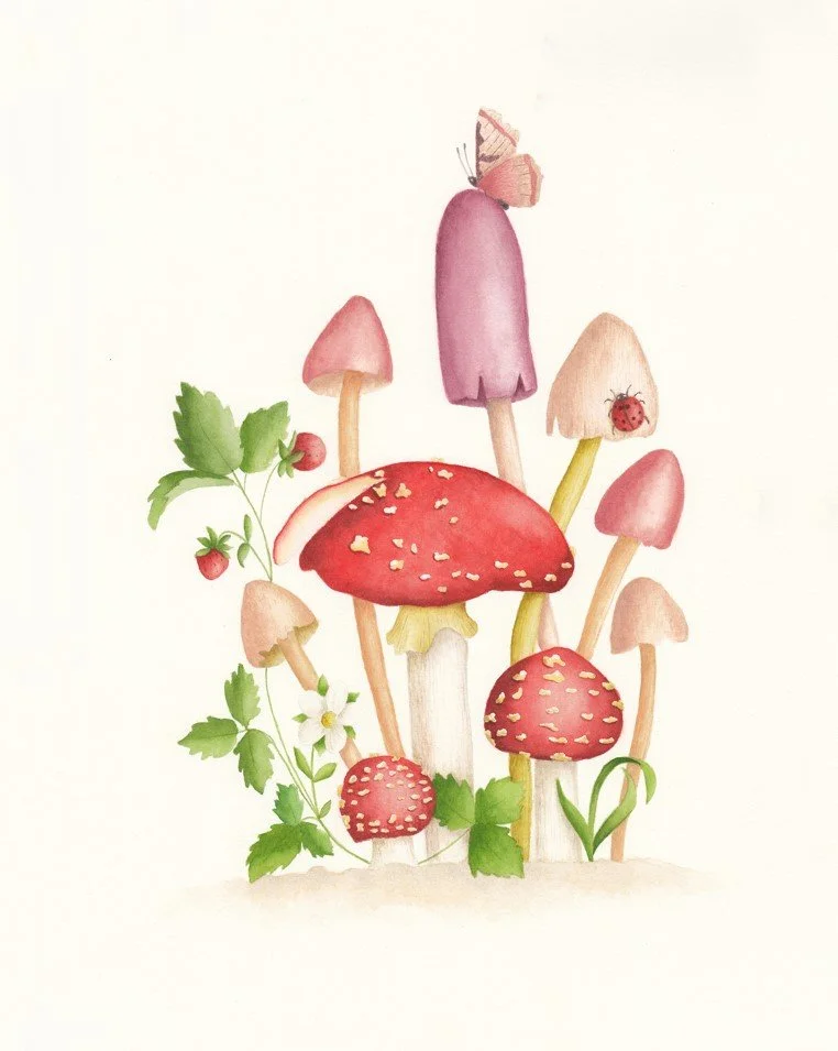 Whimsical Mushroom