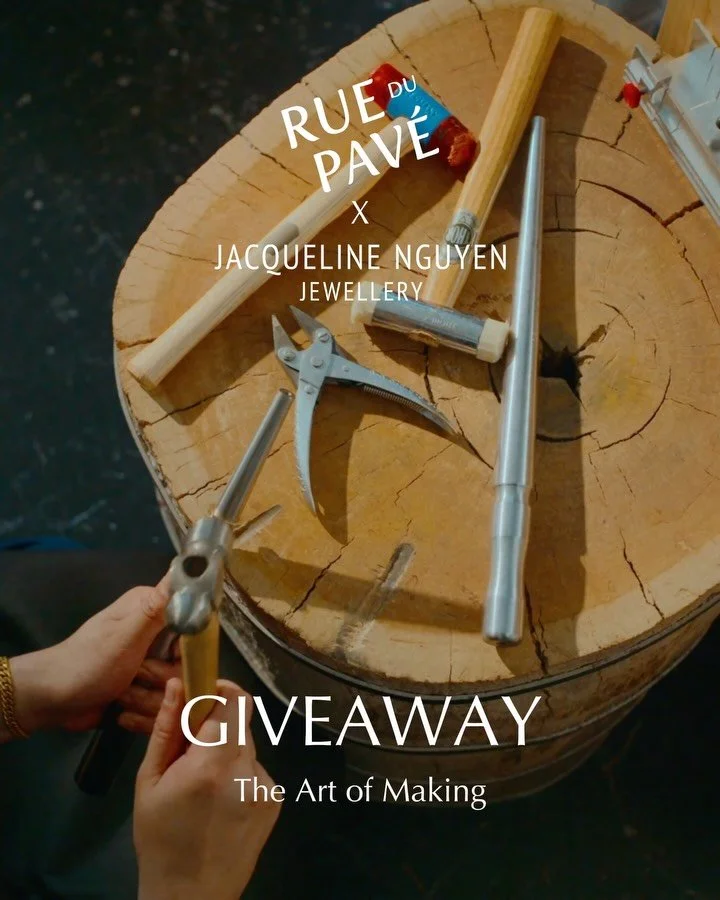 Two makers coming together for a special GIVEAWAY to celebrate the art of thoughtful making, we&rsquo;re gifting one person and their friend a solid gold Geometric Floating Necklace, a sterling silver Pear Signum ring, both paired with a bespoke Ital