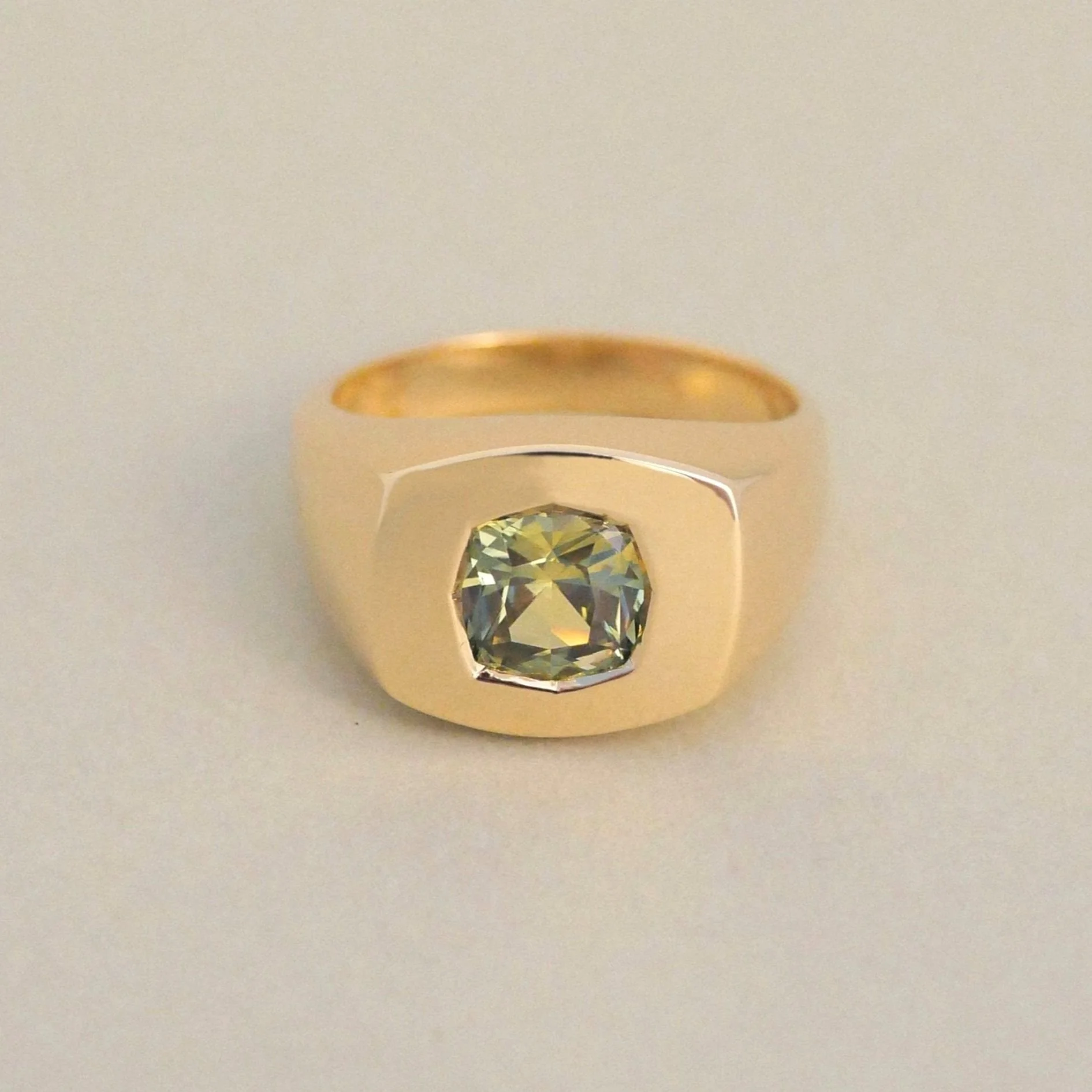 Fancy Cushion Signum Ring