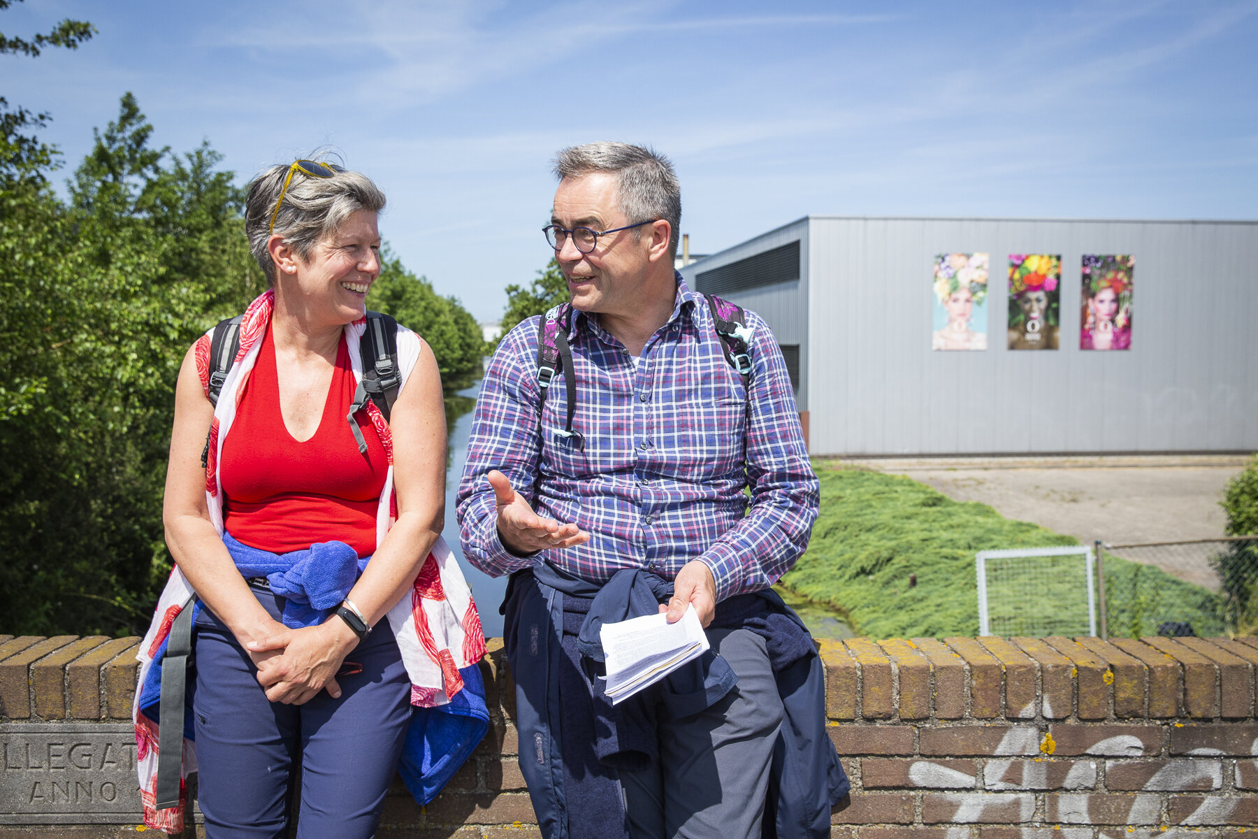 De burgemeester van Haarlem, Jos Wienen, nam samen met zijn vrouw deel aan de pelgrimage.