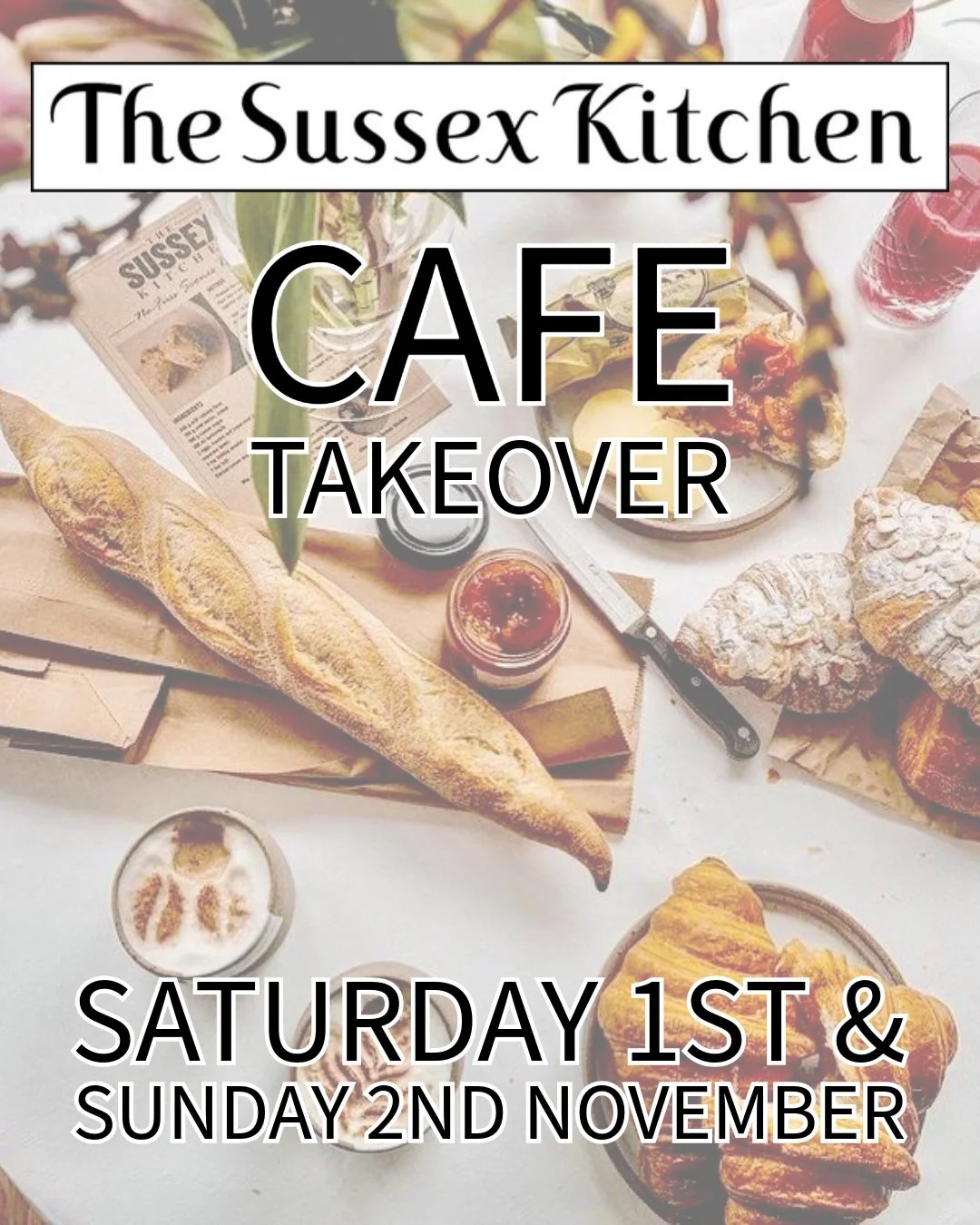 The Sussex Kitchen is Taking Over Our Cafe for One Weekend!
Get ready for an incredible treat! We're thrilled to announce that @the_sussex_kitchen is popping up at our cafe for one weekend only on the 1st and 2nd November, bringing a fantastic lineu