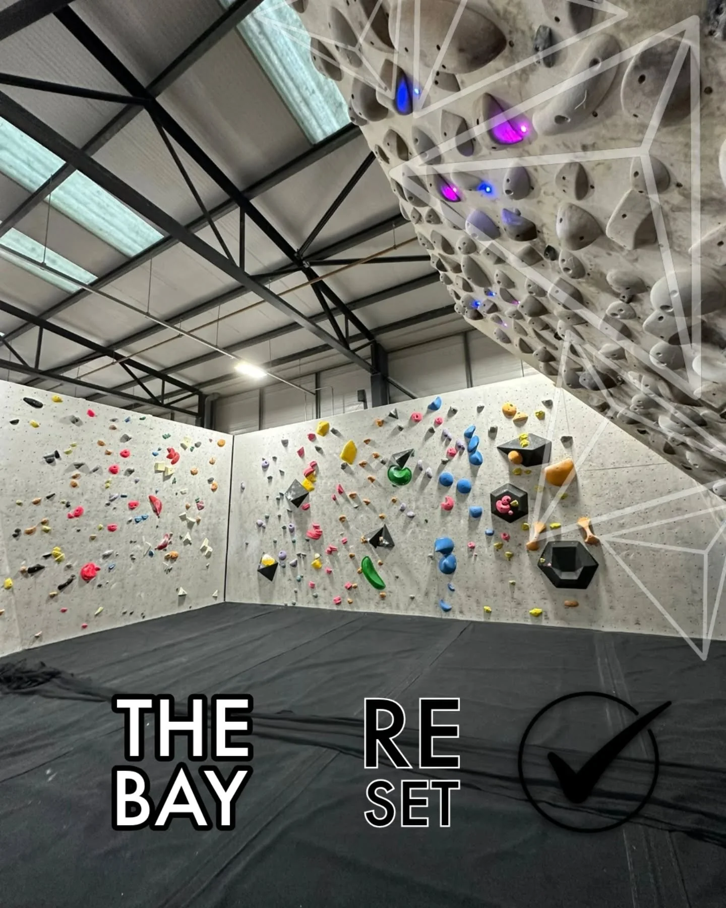 The Bay has been reset! 

Thanks to Will, Hannah and Kirsten for all the problems yesterday and today. 

Remember next week things look a bit different with setting as we start preparing for The Big Scramble! 

Check out our November route setting po