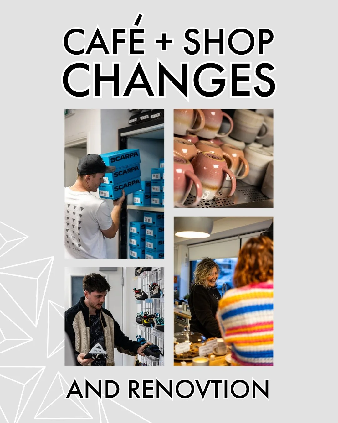 📢 Caf&eacute; and Shop changes 📢 

Due to rising costs we are sadly no longer able to maintain our Shop and Caf&eacute; within their current setup, and they will be undergoing some changes at the beginning of March.

We are passionate about providi
