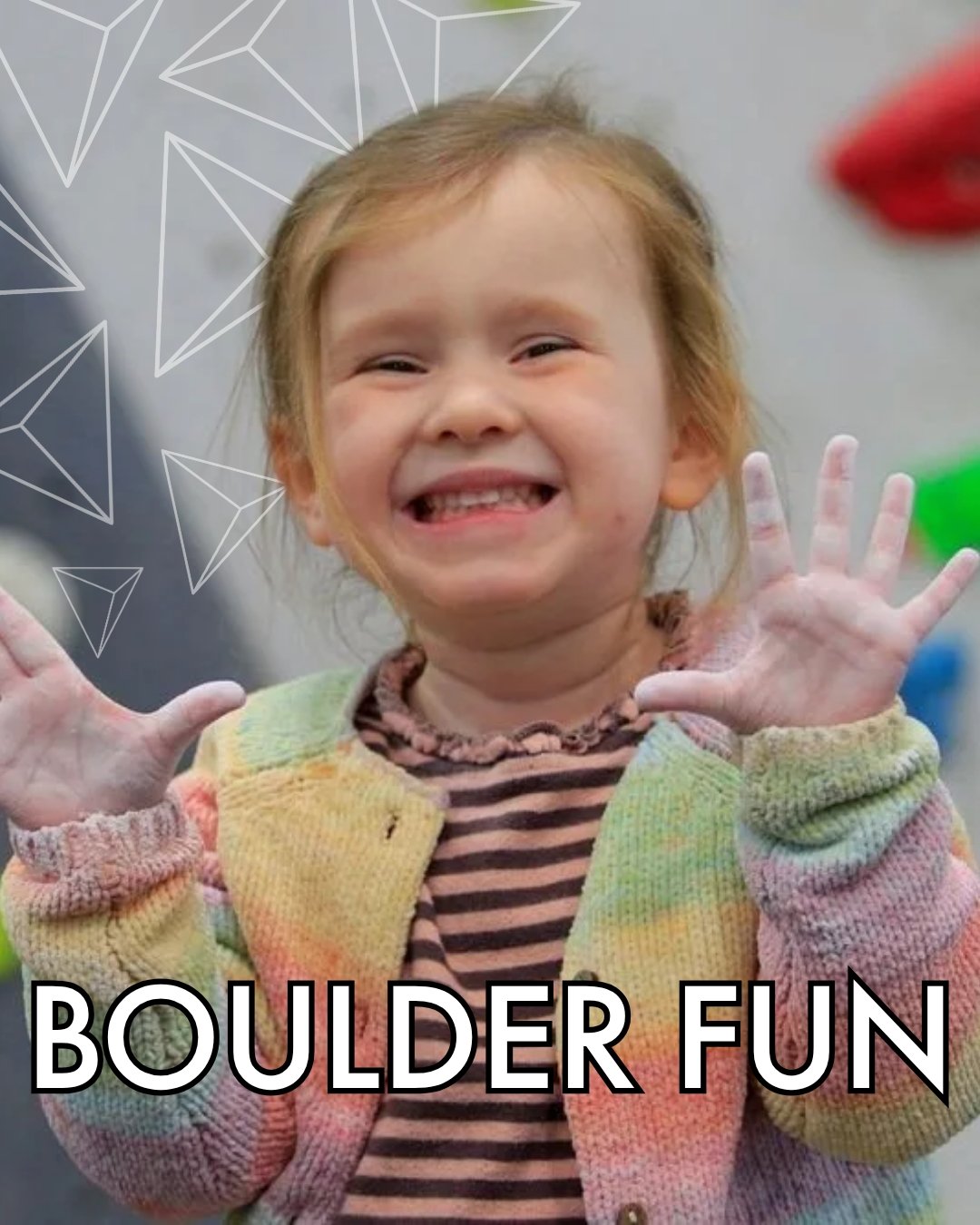 Our Boulder Fun sessions are the perfect school holiday activity! 

Over 1 hour have an instructor lead you through a fun session of climbing designed to suite the group. 

Choose the session that best suites you: 

Family Boulder Fun - from 4+ with 