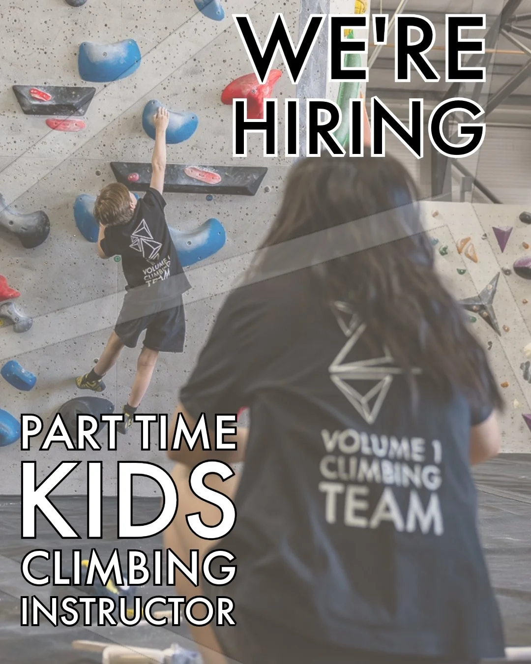 📢 Job Opportunity 📢 There are multiple roles available as a part time kids climbing instructor with our team! 

We are looking for enthusiastic instructors to help deliver fun, high quality climbing sessions for children. You will lead kids session