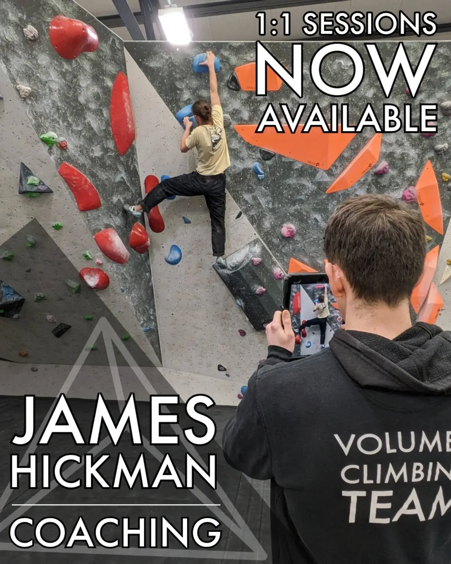 Are you looking for some tips to help you improve? Maybe you have hit a plateau in your climbing? 

Improving without any help can be really hard and sometimes we need someone to help steer us in the right direction.

Starting form November, James Hi