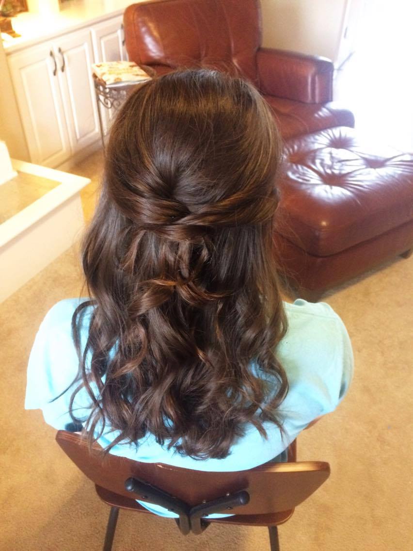 Youtube: Two EASY Valentine's Day Romantic Half Updos — Made Up & Cuttin' Up Youtube: Two EASY Valentine's Day Romantic Half Updos — Made Up & Cuttin' Up