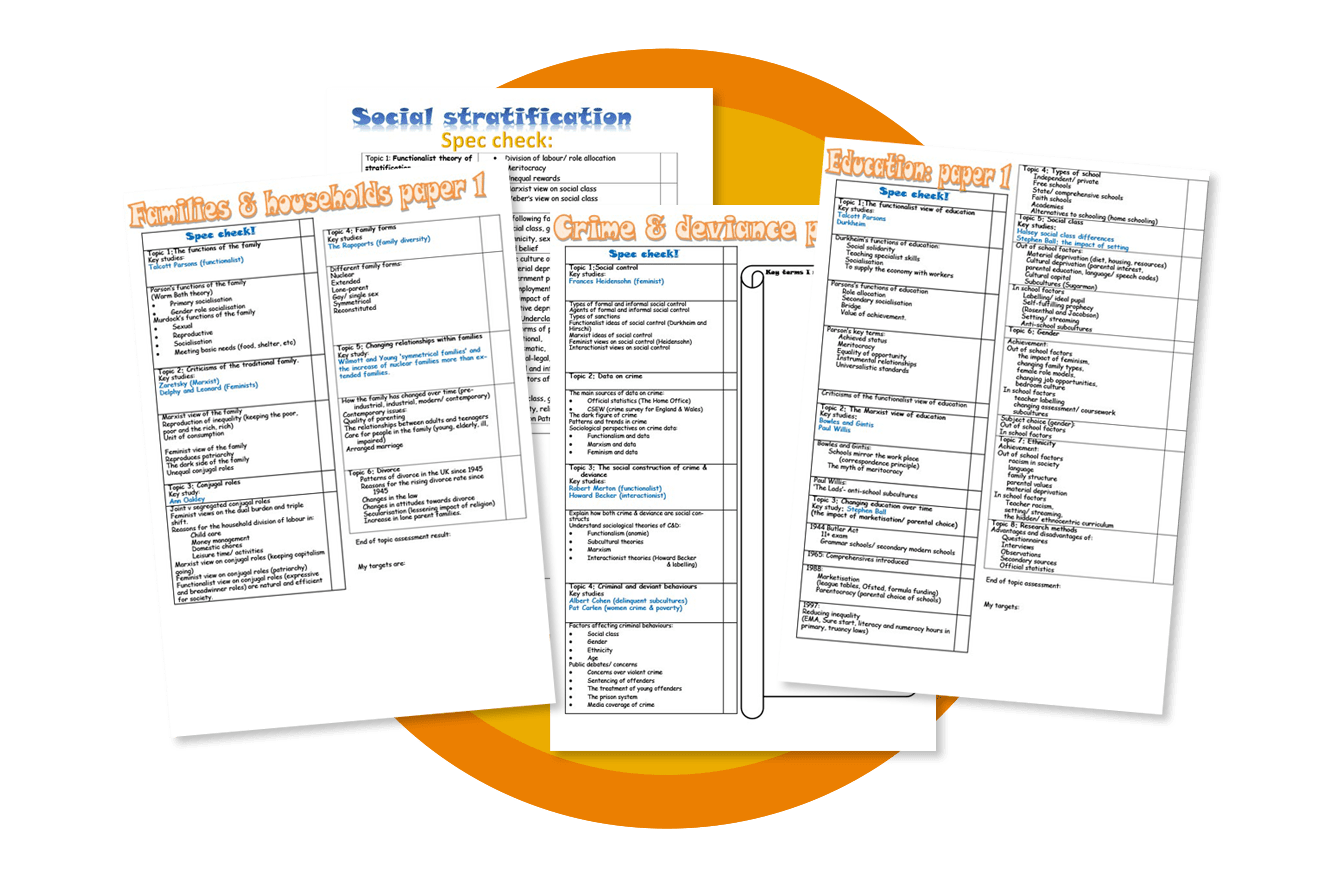 GCSE Spec Check pack 