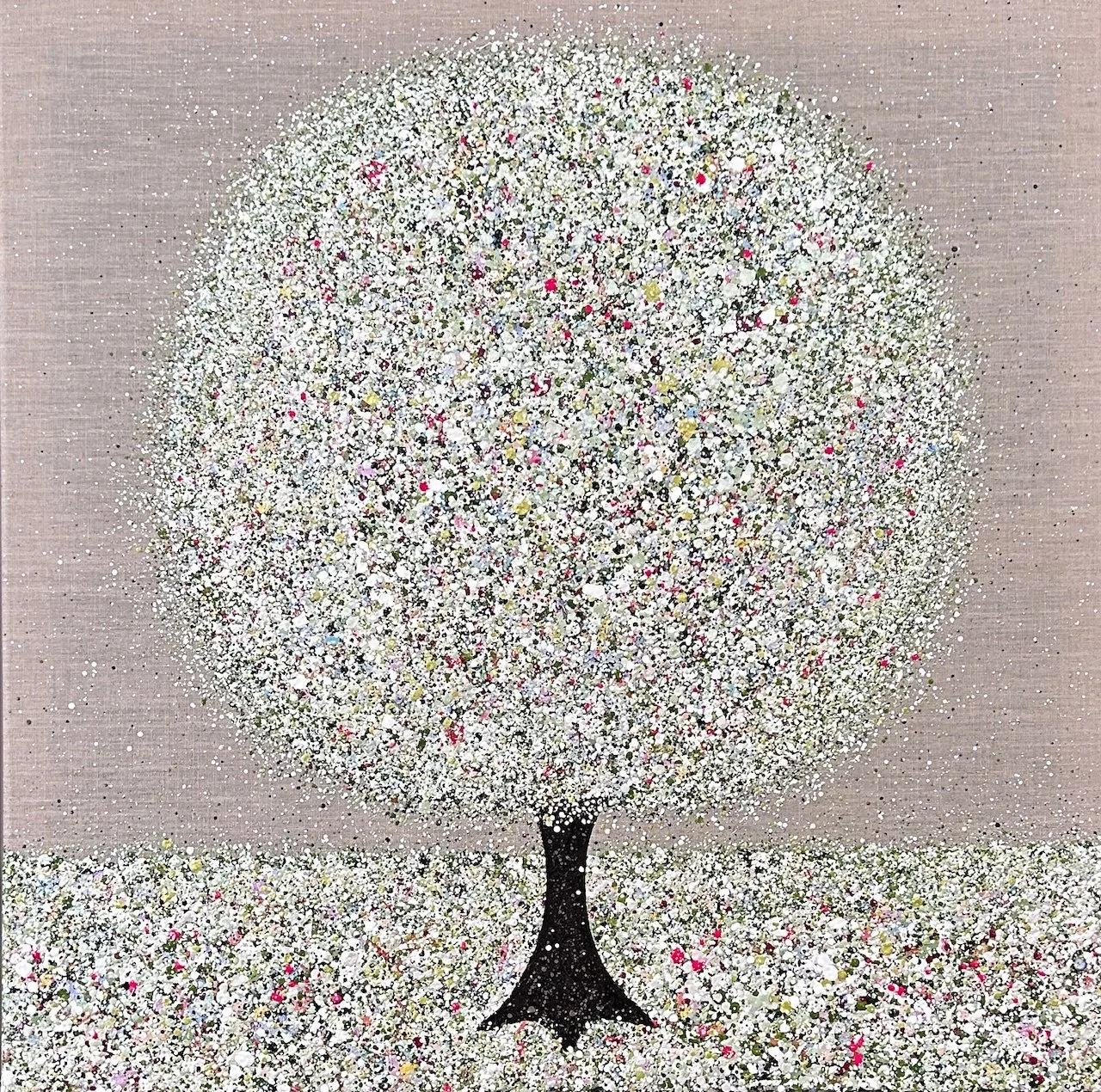 A Magical Time 80x80cm in white frame