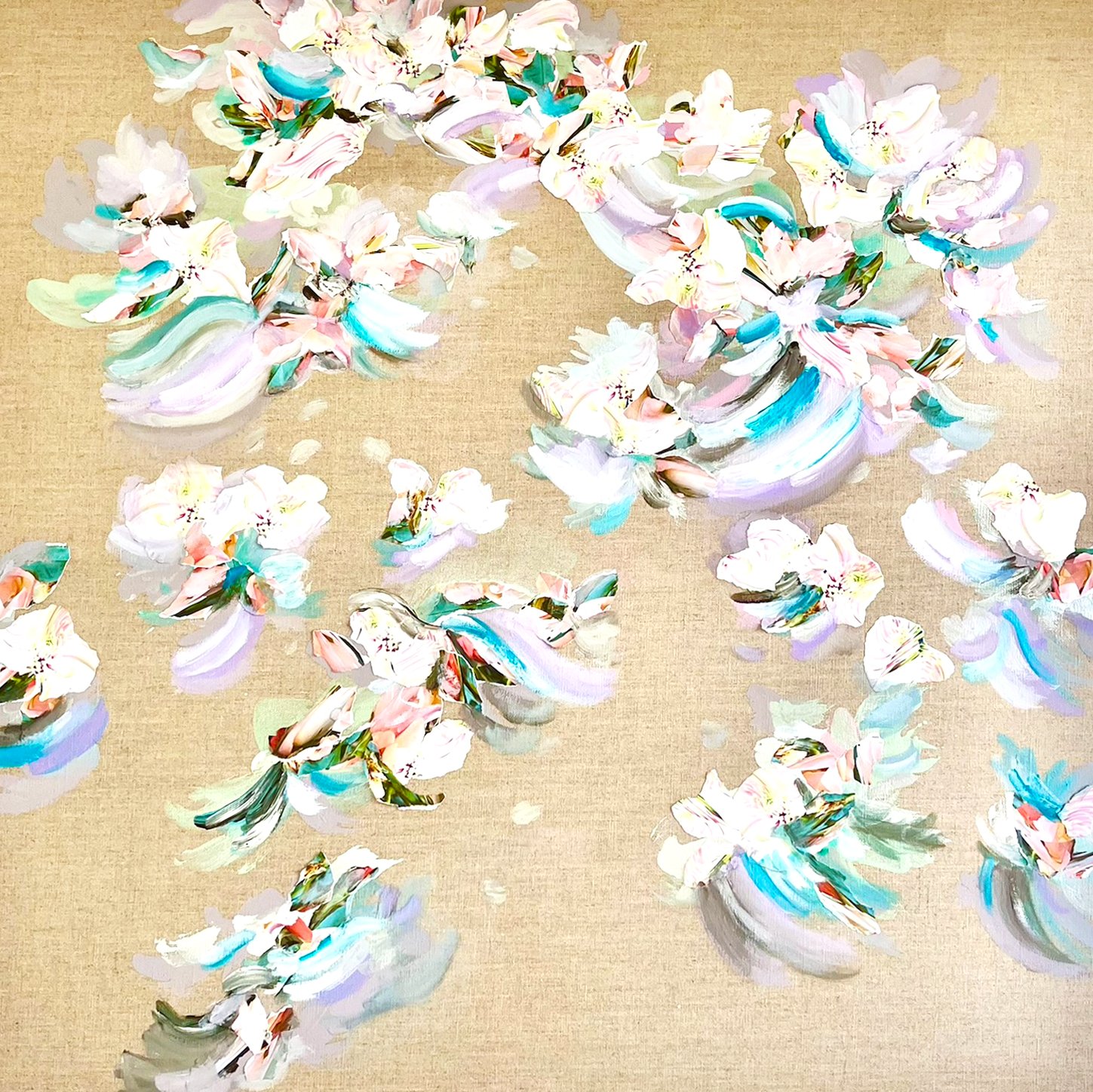 To Be With You #21  84x84cm