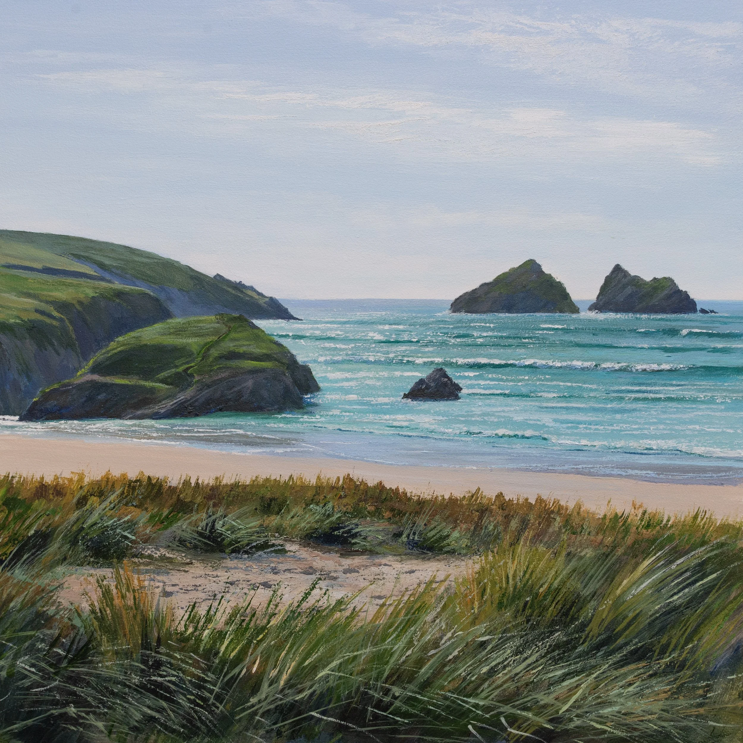 Summer's Day Holywell Bay.jpg