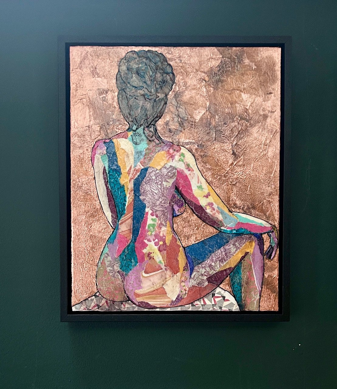 Clair In Sunshine 2 50x40cm in black frame