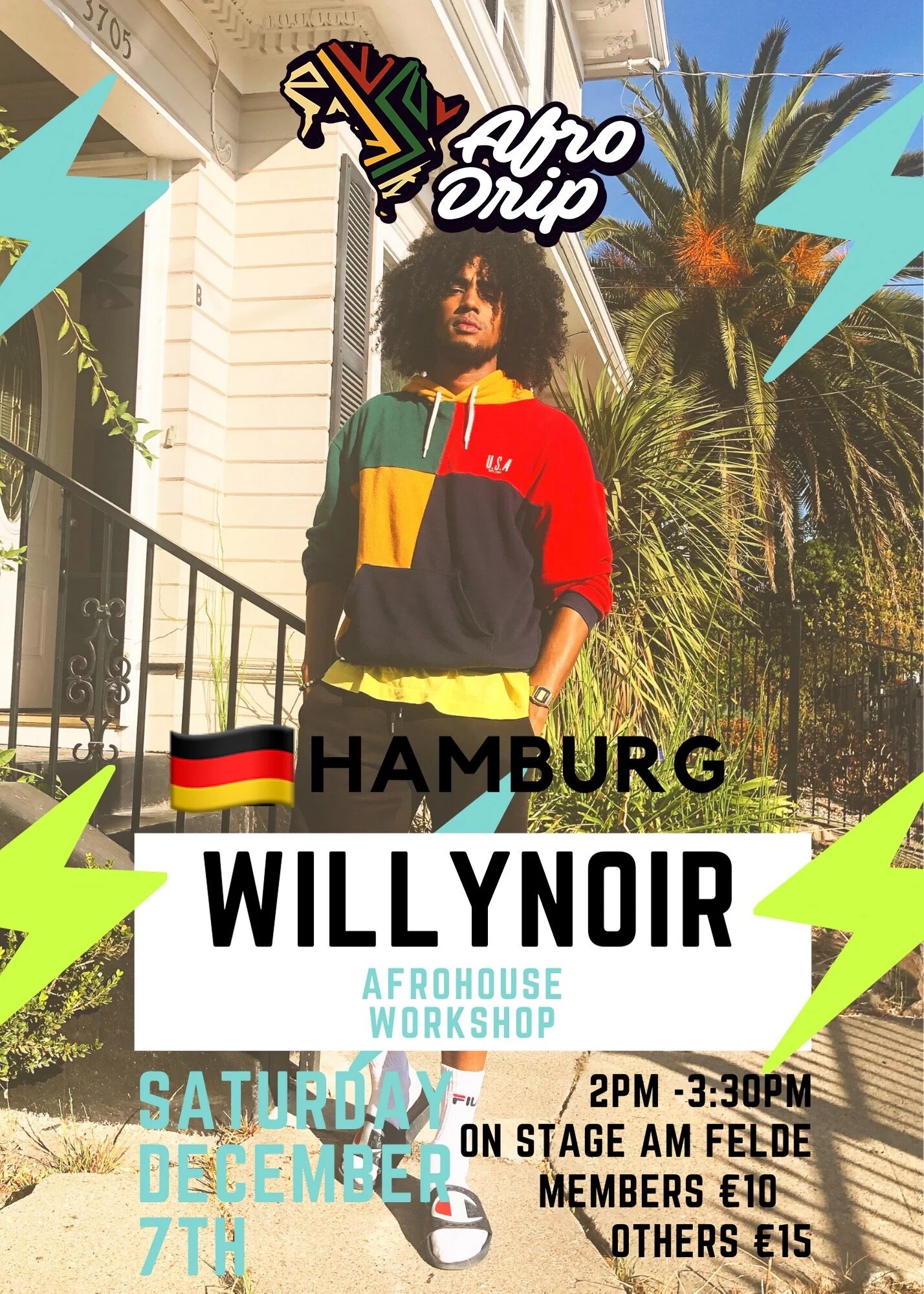 WillyNoir in Hamburg (DE) AfroHouse Workshop