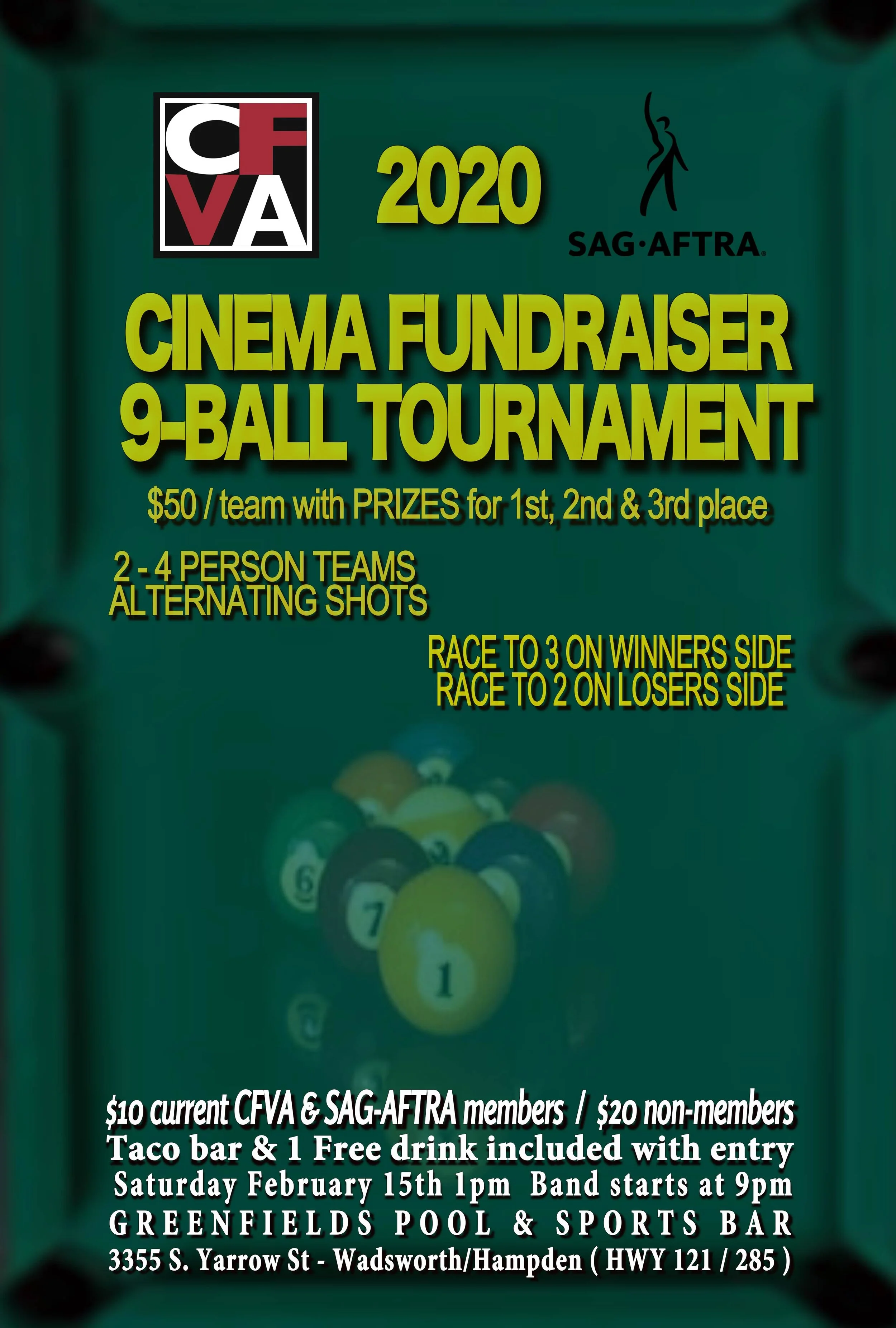CINEMA Benefit Hosted by the CFVA
