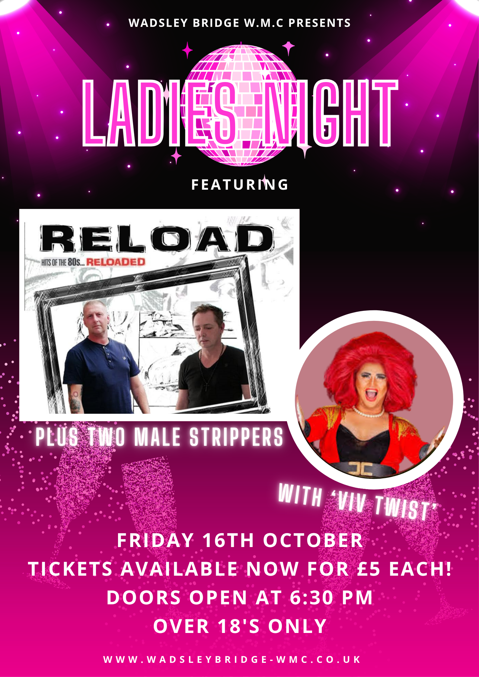 Ladies Night with Reload &amp; Vivian Twist!