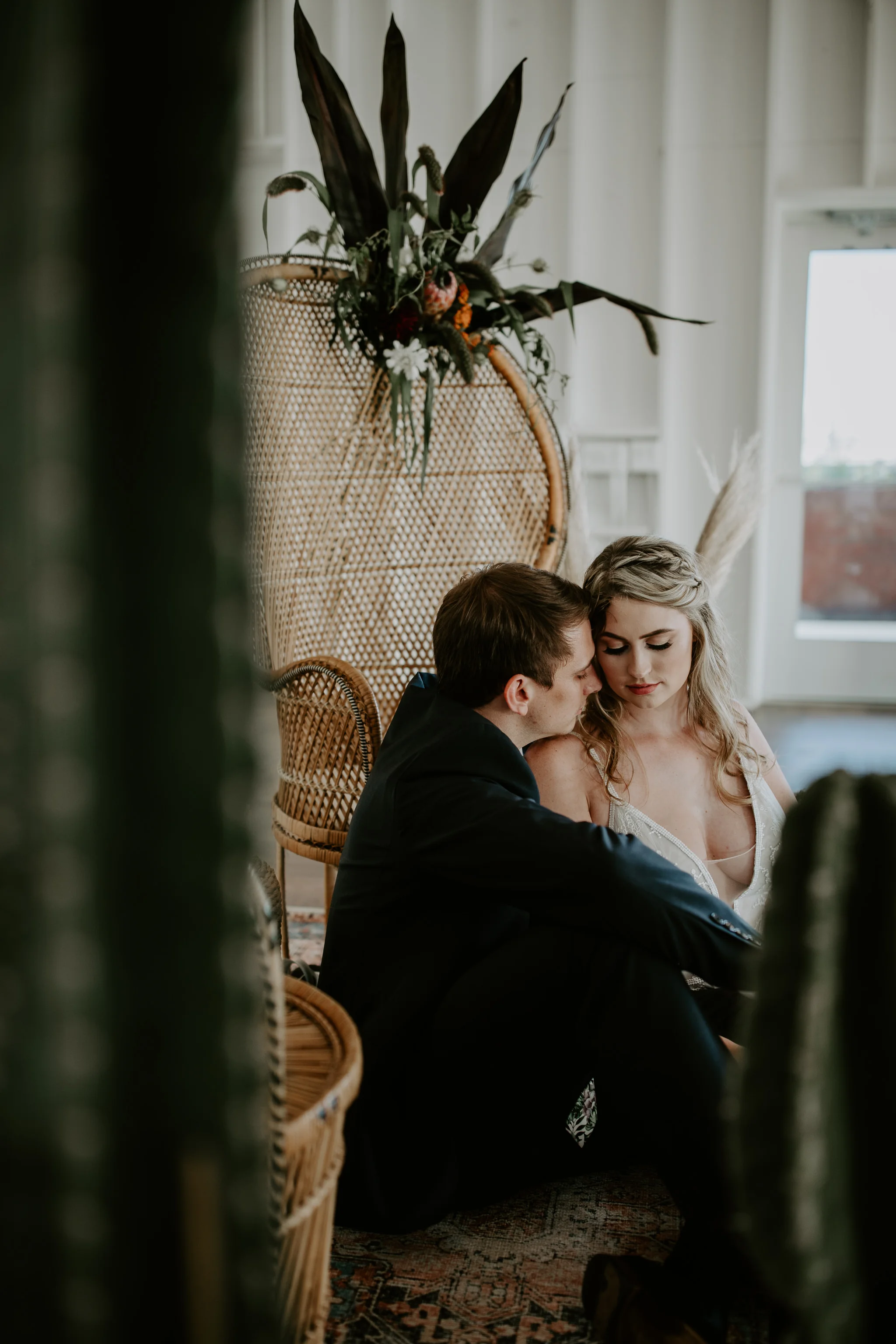 Wedding peacock chair and modern design
