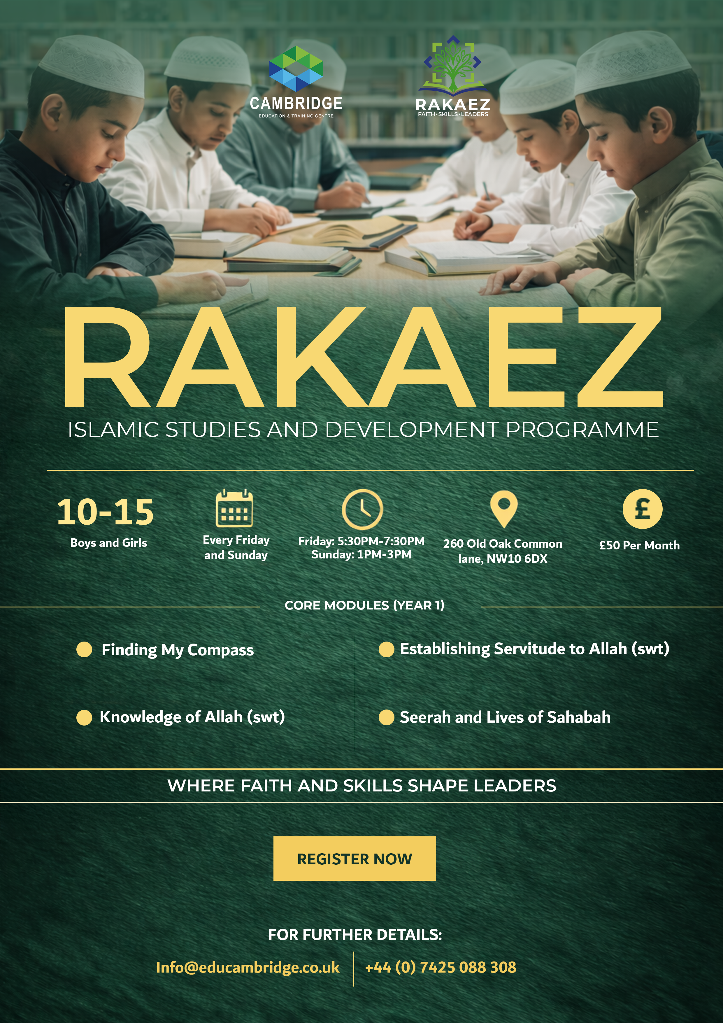 Rakaez Fityan Course 2026 (Monthly Payments)