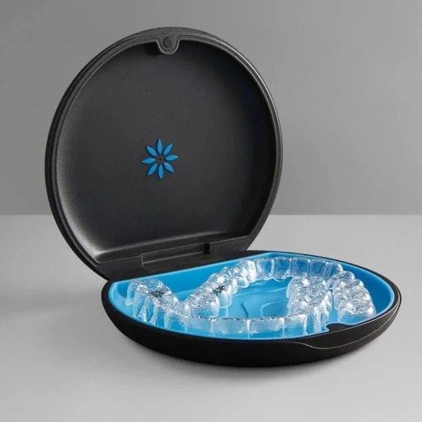 Invisalign clear aligners in case