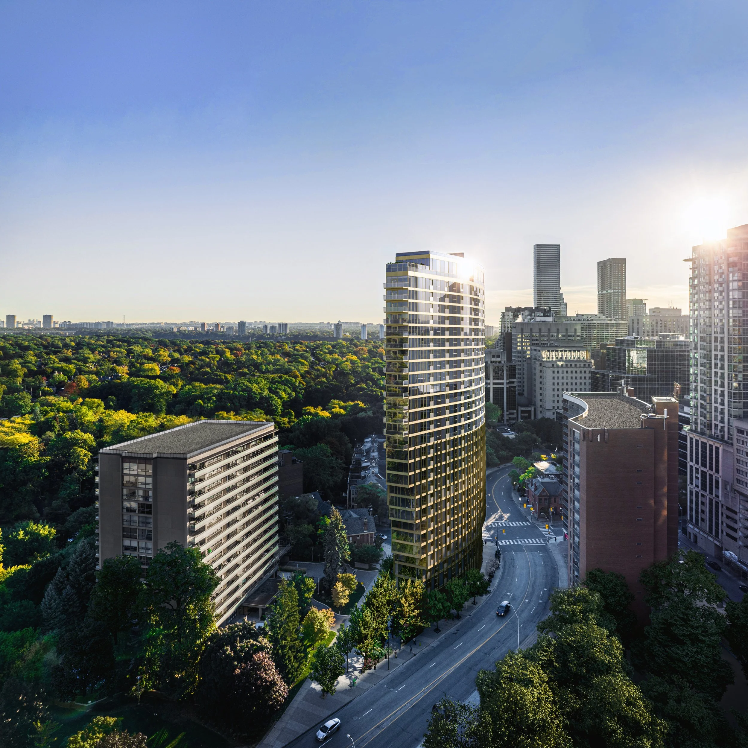 Park Road Condos Yorkville Capital Developments Preconstruction Luxury Rosedale Yolevski Real Estate Toronto Aerial Day.jpg