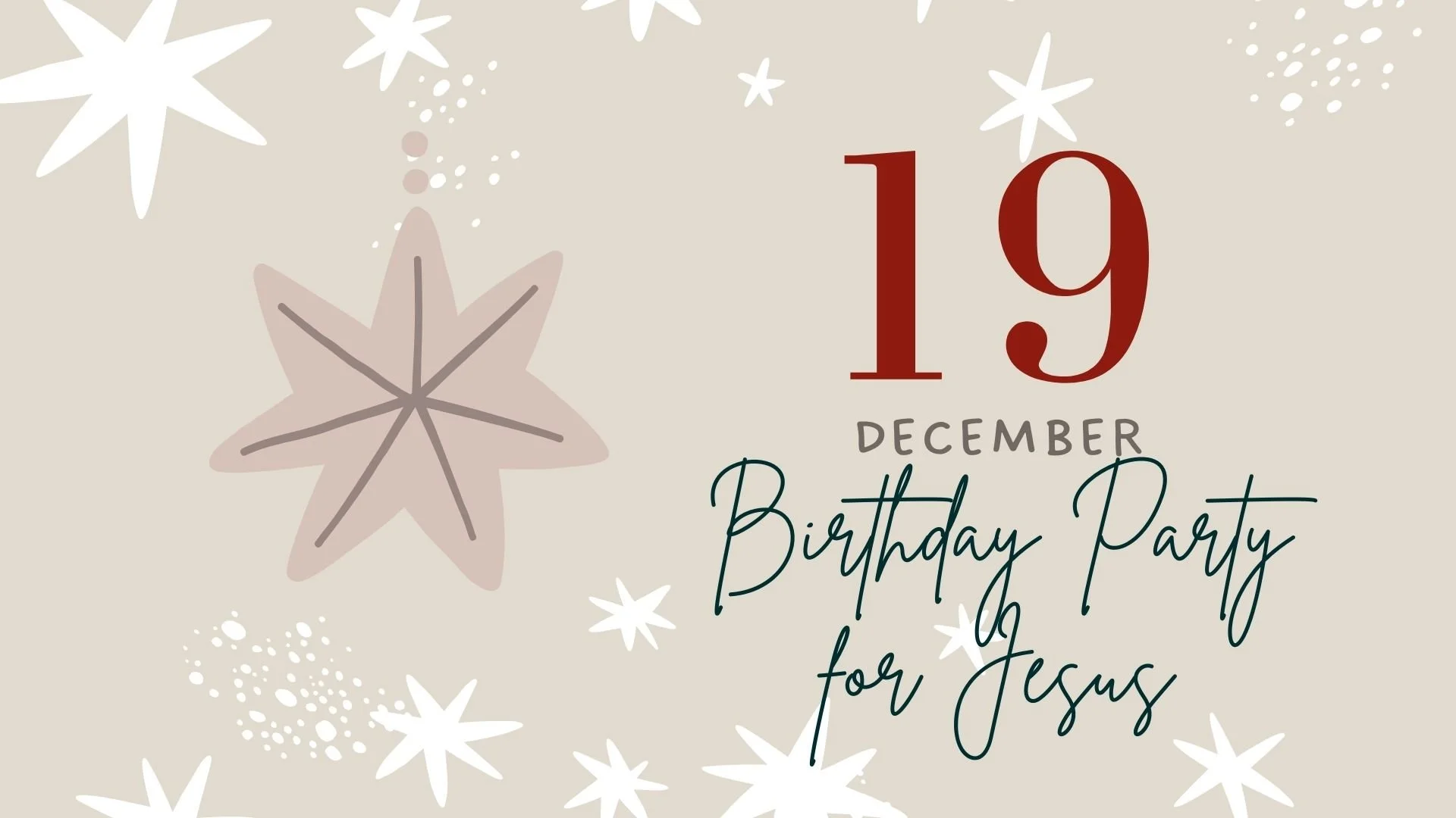 Birthday Party for Jesus