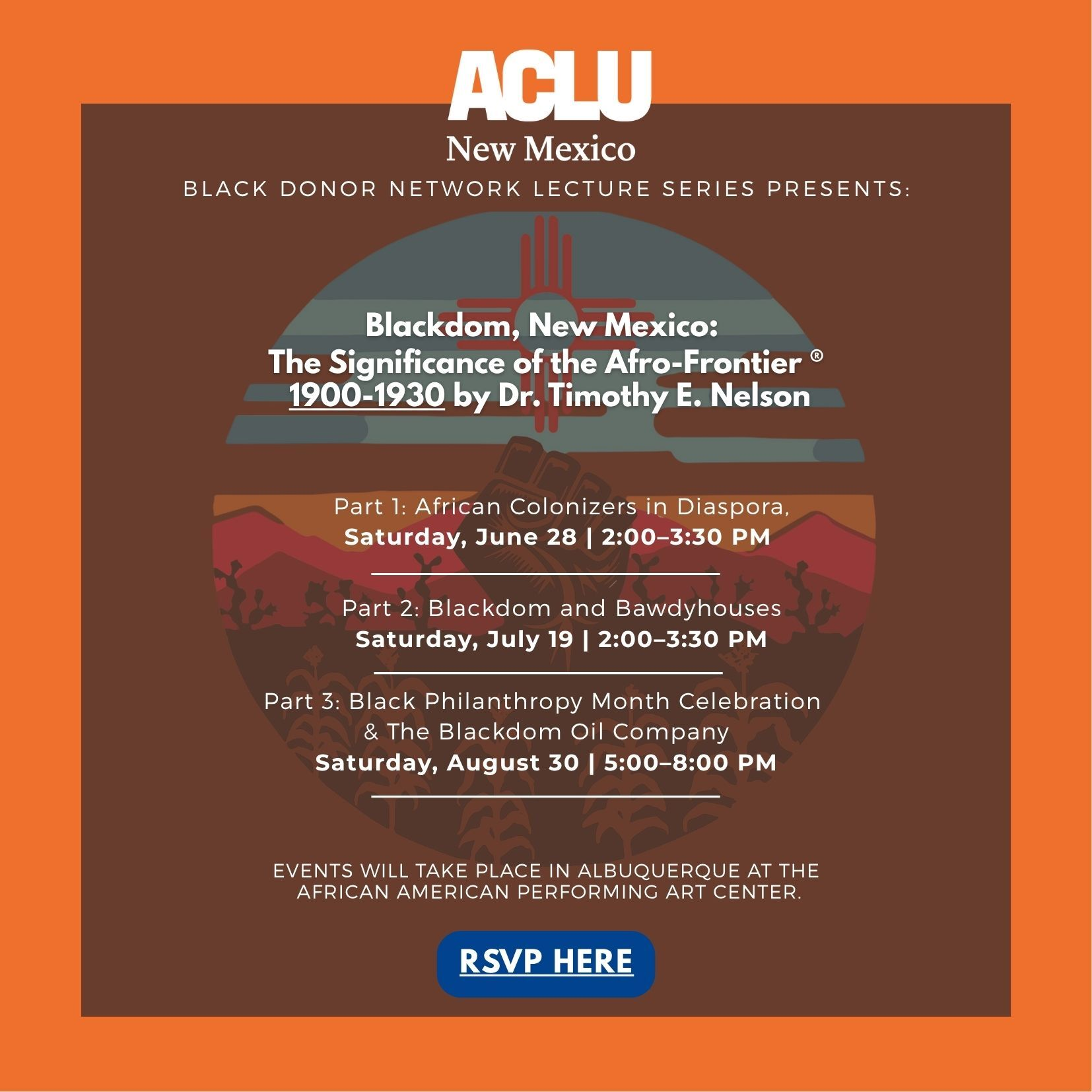 ACLU New Mexico Black Donor Network Lecture Series