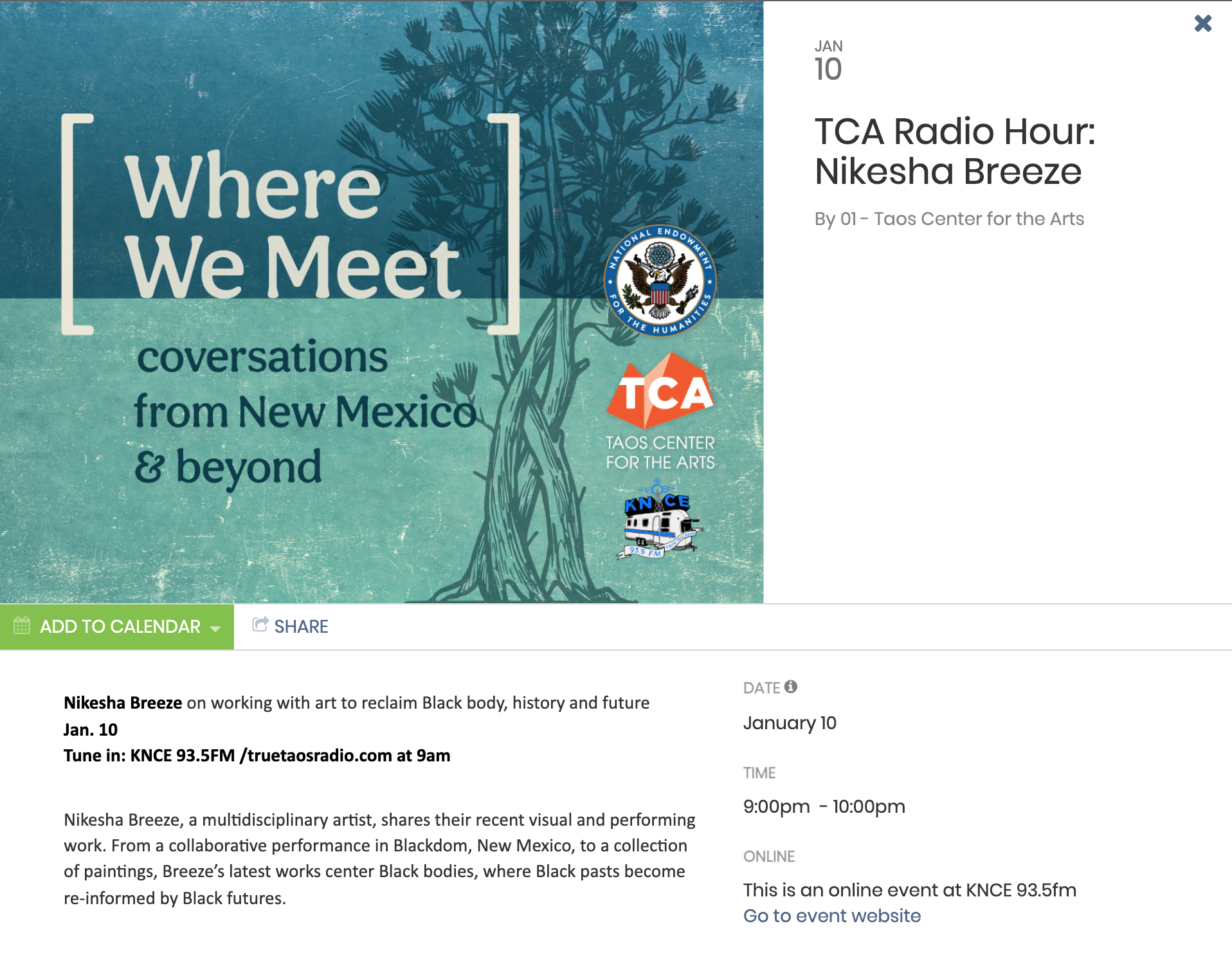 Where We Meet conversations from New Mexico & Beyond