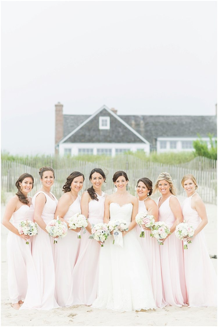 East Hamptons Blush Silk Chiffon Bridesmaid Dresses